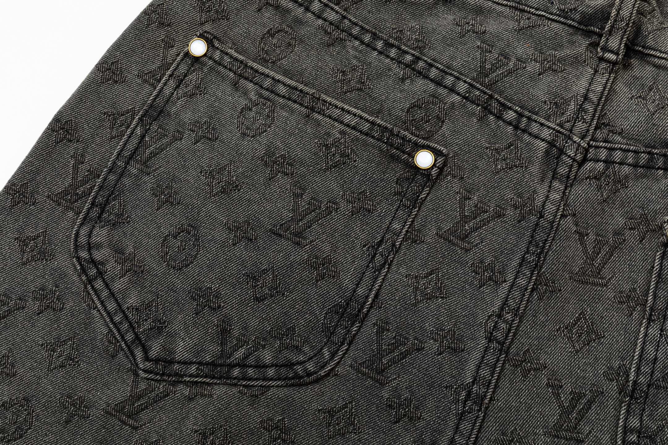 LV Louis Vuitton 25SS denim shorts pants