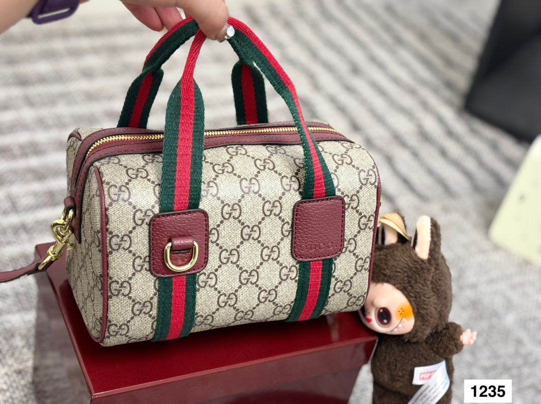 Designer Gucci Boston Pillow Bag