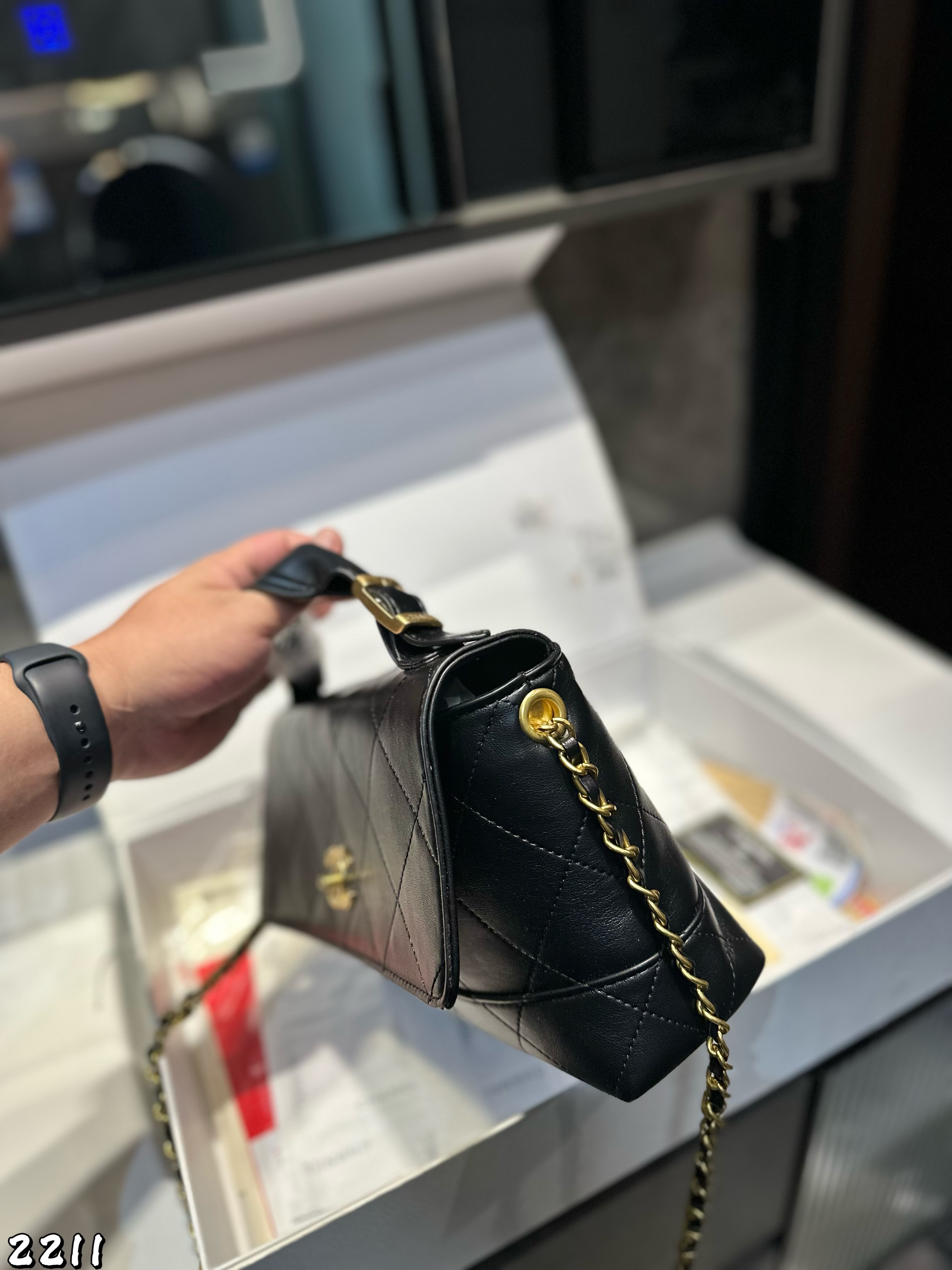 Chanel hobo handbag