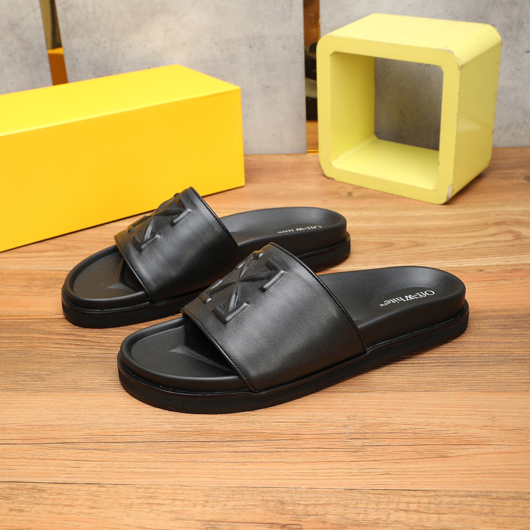 Off-white ultra-lightweight sole shoes sandals slippers