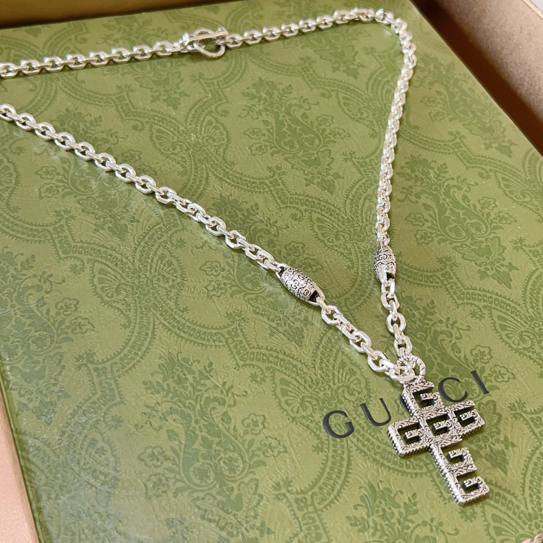 Gucci Necklace - New Chain - Celebrity-Style Anger Forest GG Necklace