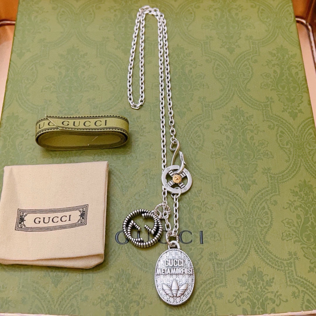 Gucci Necklace - New Chain - Celebrity-Style Anger Forest GG Necklace