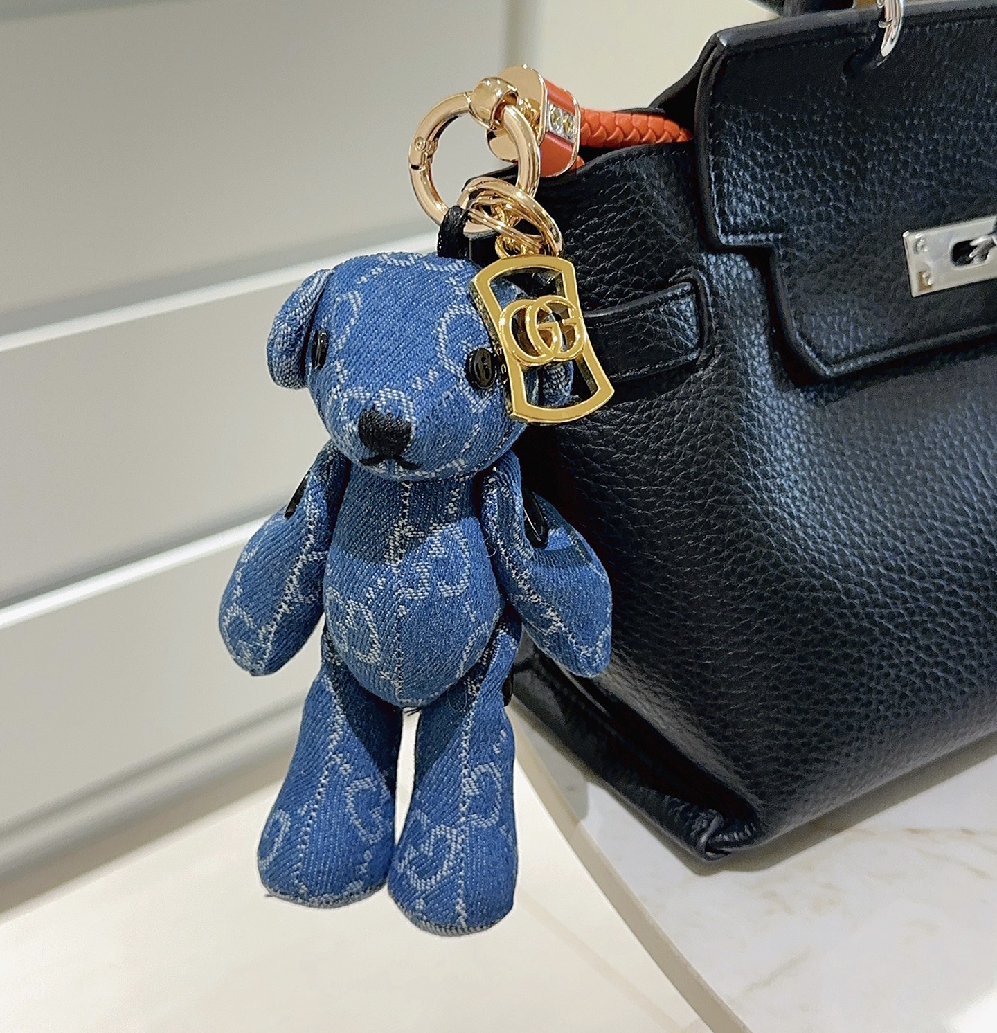 Gucci Keychain Bag Clasp - Anger Forest - Double G Classic Design