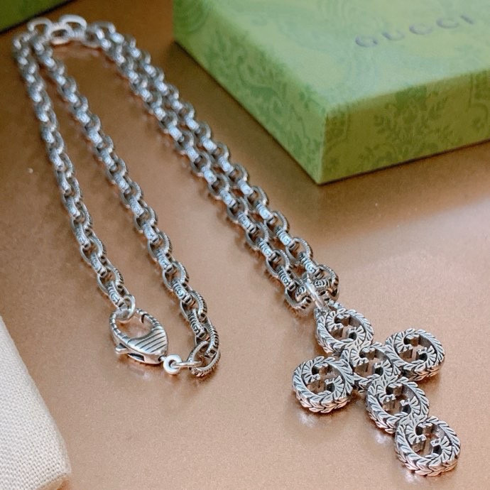 Gucci Necklace - New Chain - Celebrity-Style Anger Forest GG Necklace