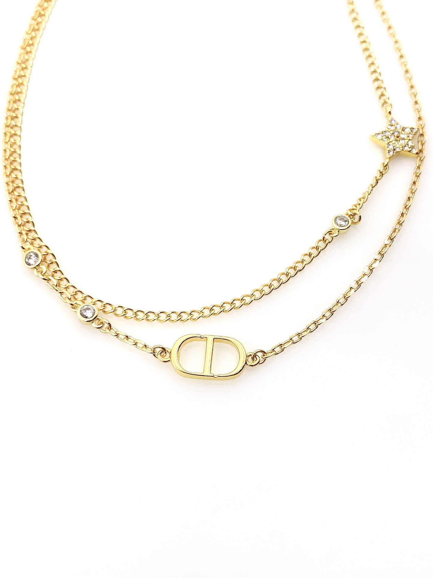 Dior Five-Star Double-Layer Necklace