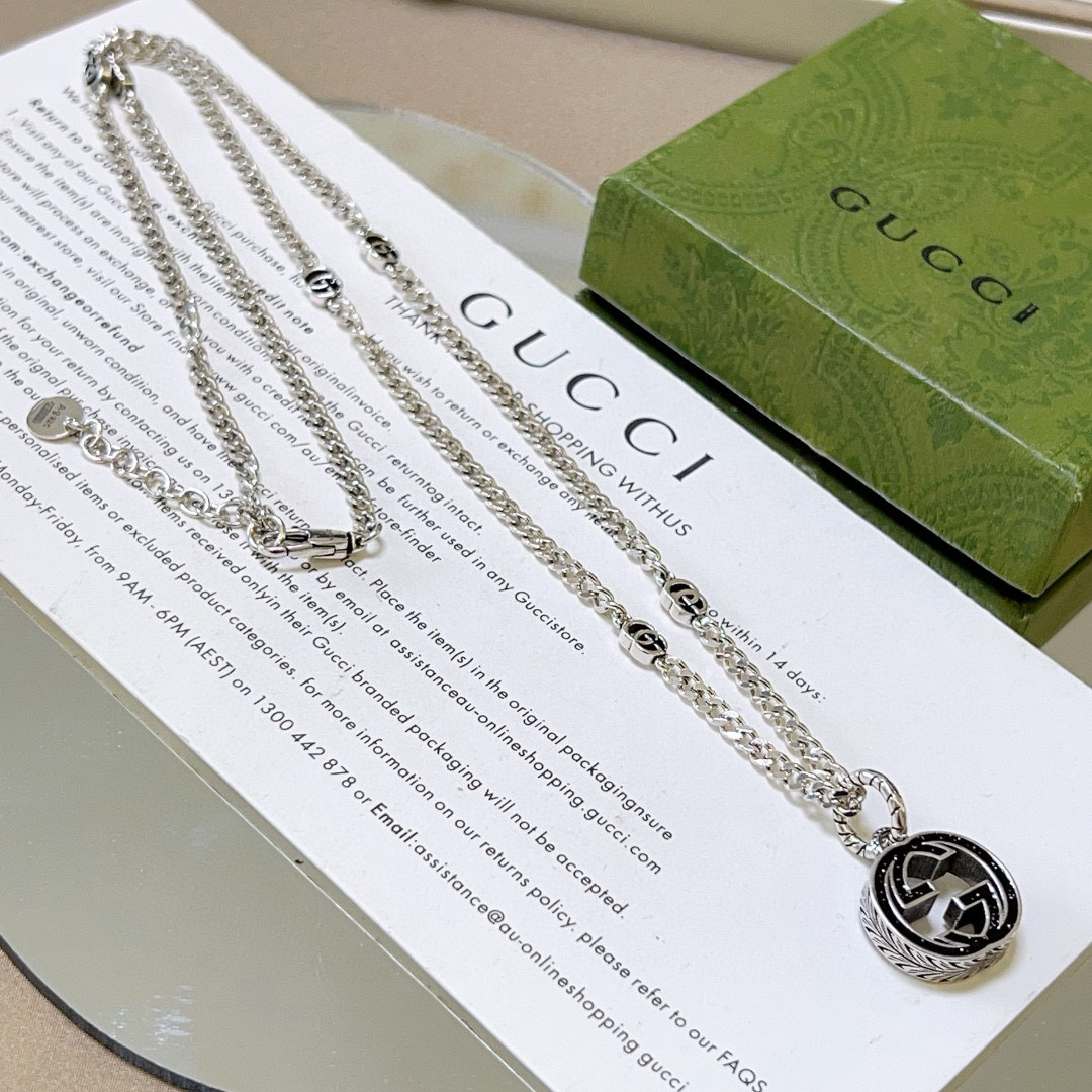 Gucci Necklace - New Chain - Celebrity-Style Anger Forest GG Necklace