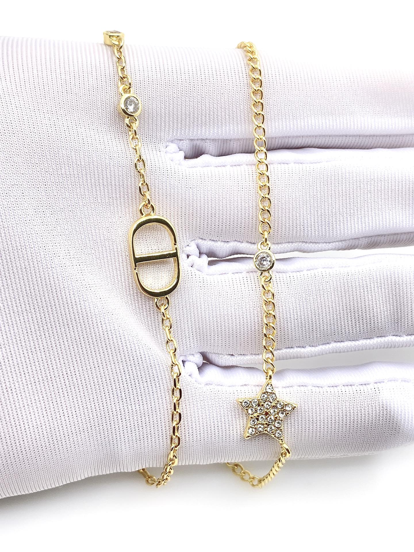 Dior Five-Star Double-Layer Necklace