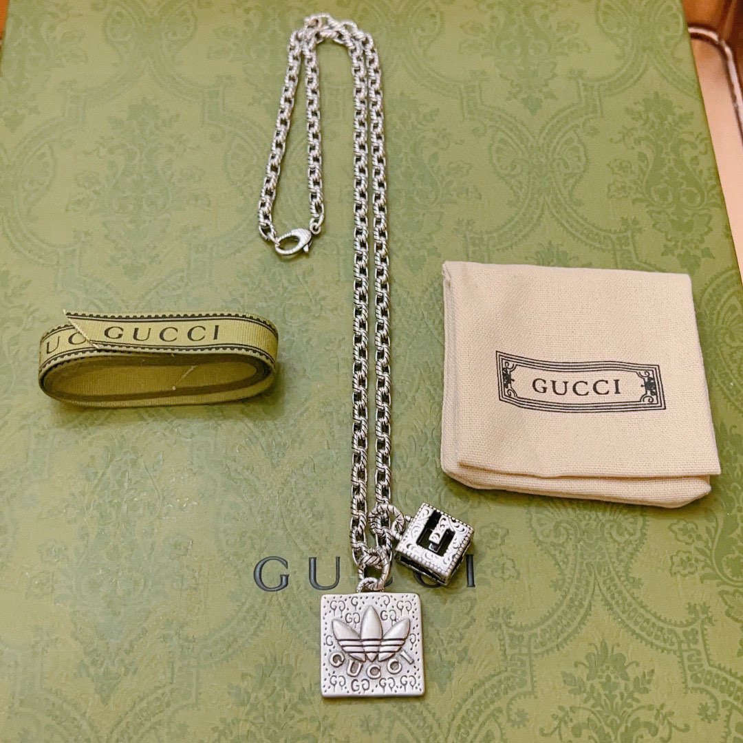 Gucci Necklace - New Chain - Celebrity-Style Anger Forest GG Necklace