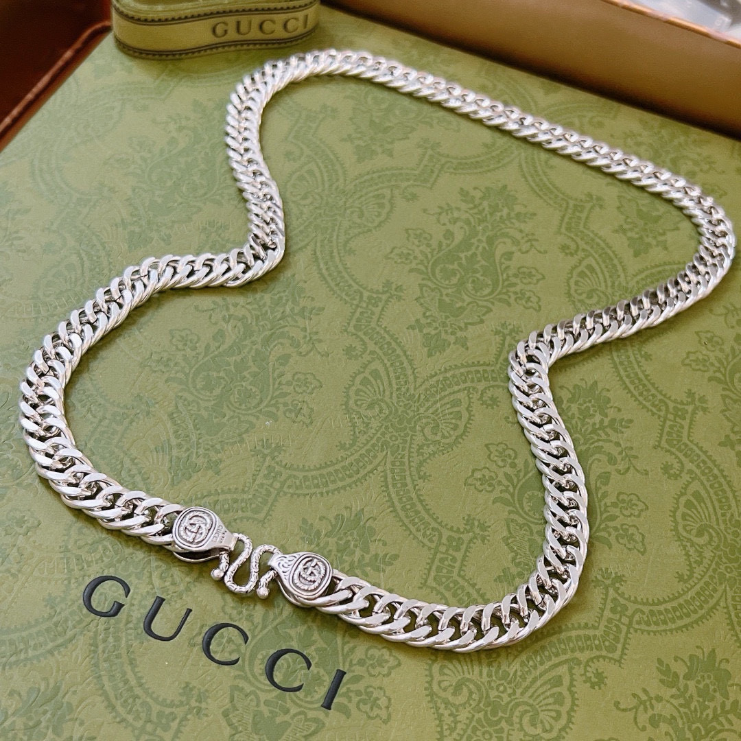 Gucci Necklace - New Chain - Celebrity-Style Anger Forest GG Necklace