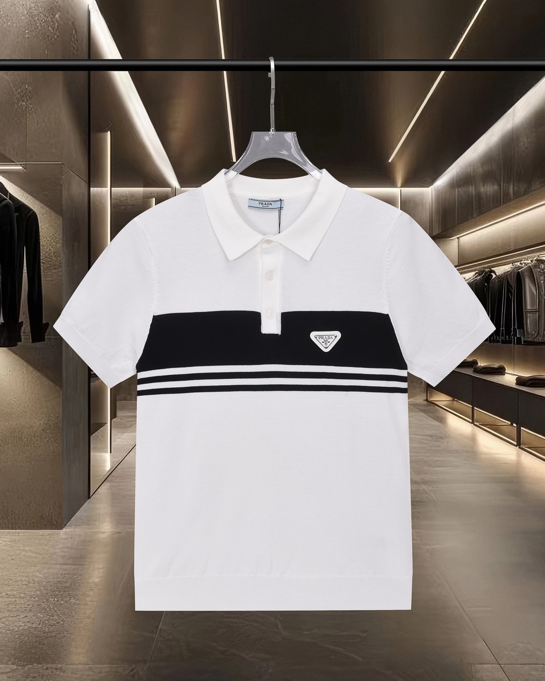 Prada high quality polo T-shirt