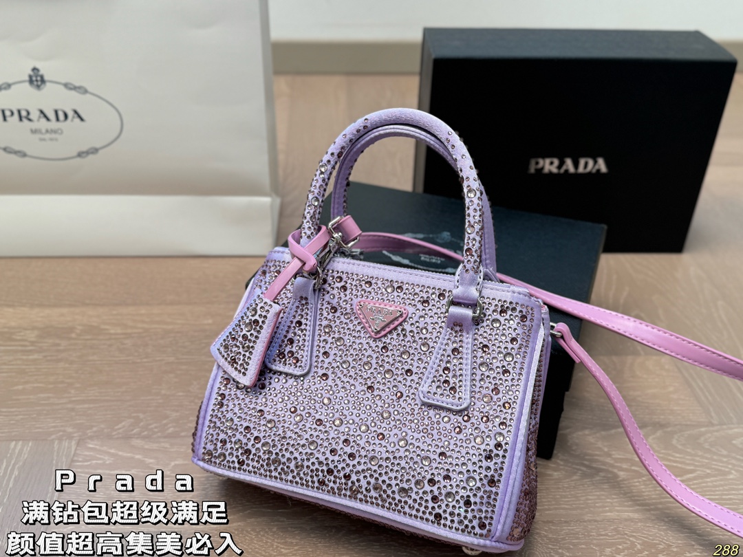 Prada rock crystal BlingBling Diamond handbag