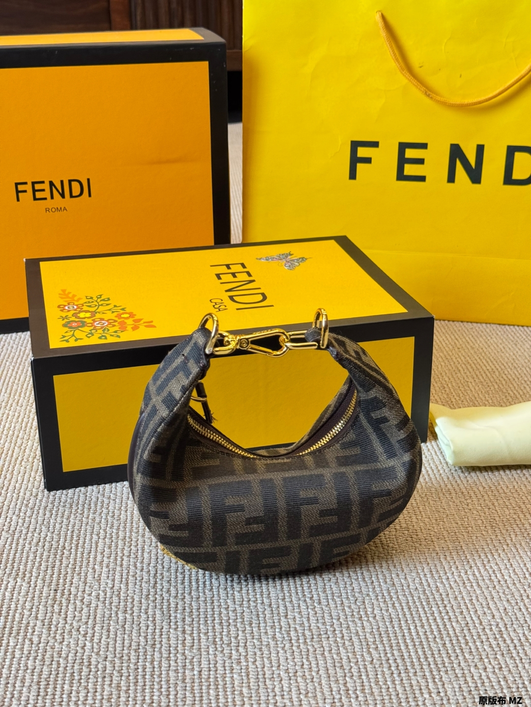 Fendi 2025 Fendigraphy Half Moon Bag