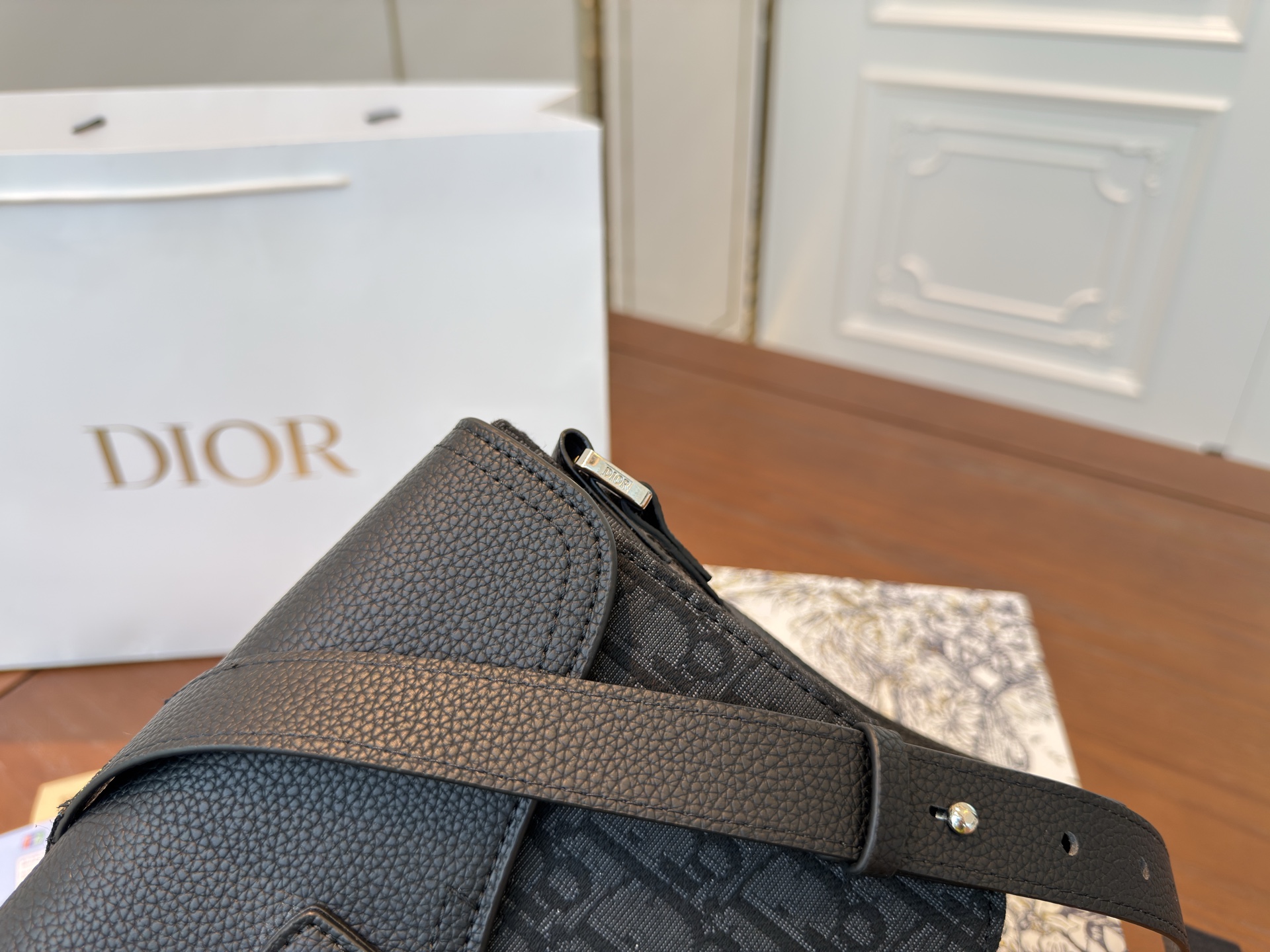 Dior new men's saddle messenger bag
