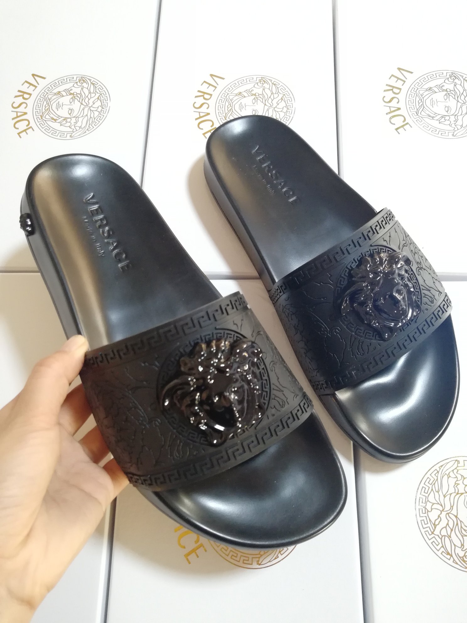 VERSACE New slippers, men's and women's sandals