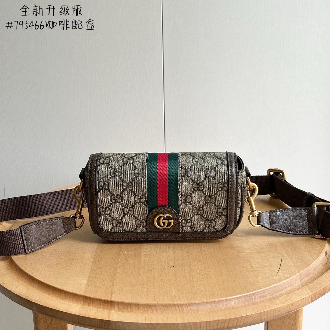 Gucci Ophidia Bag Classic Magnetic Snap Closure