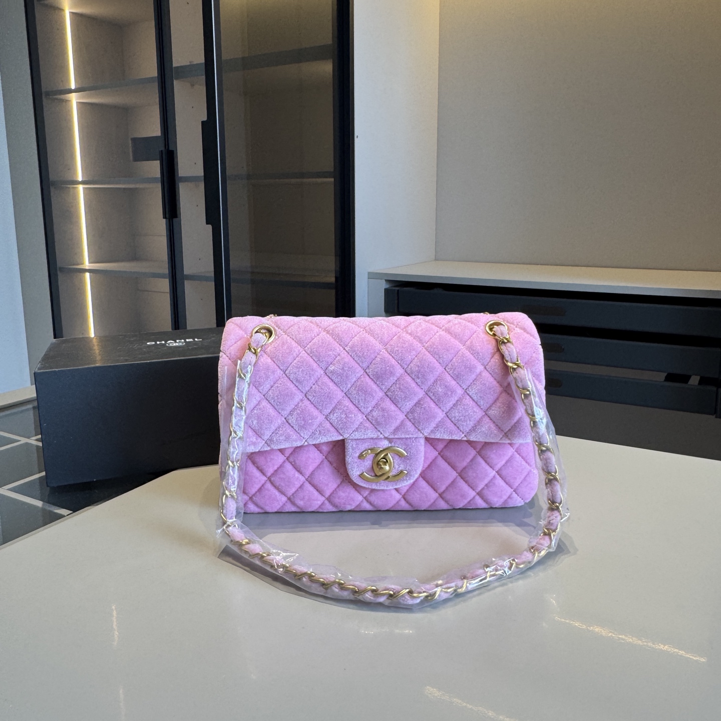Chanel CF Velvet Bag