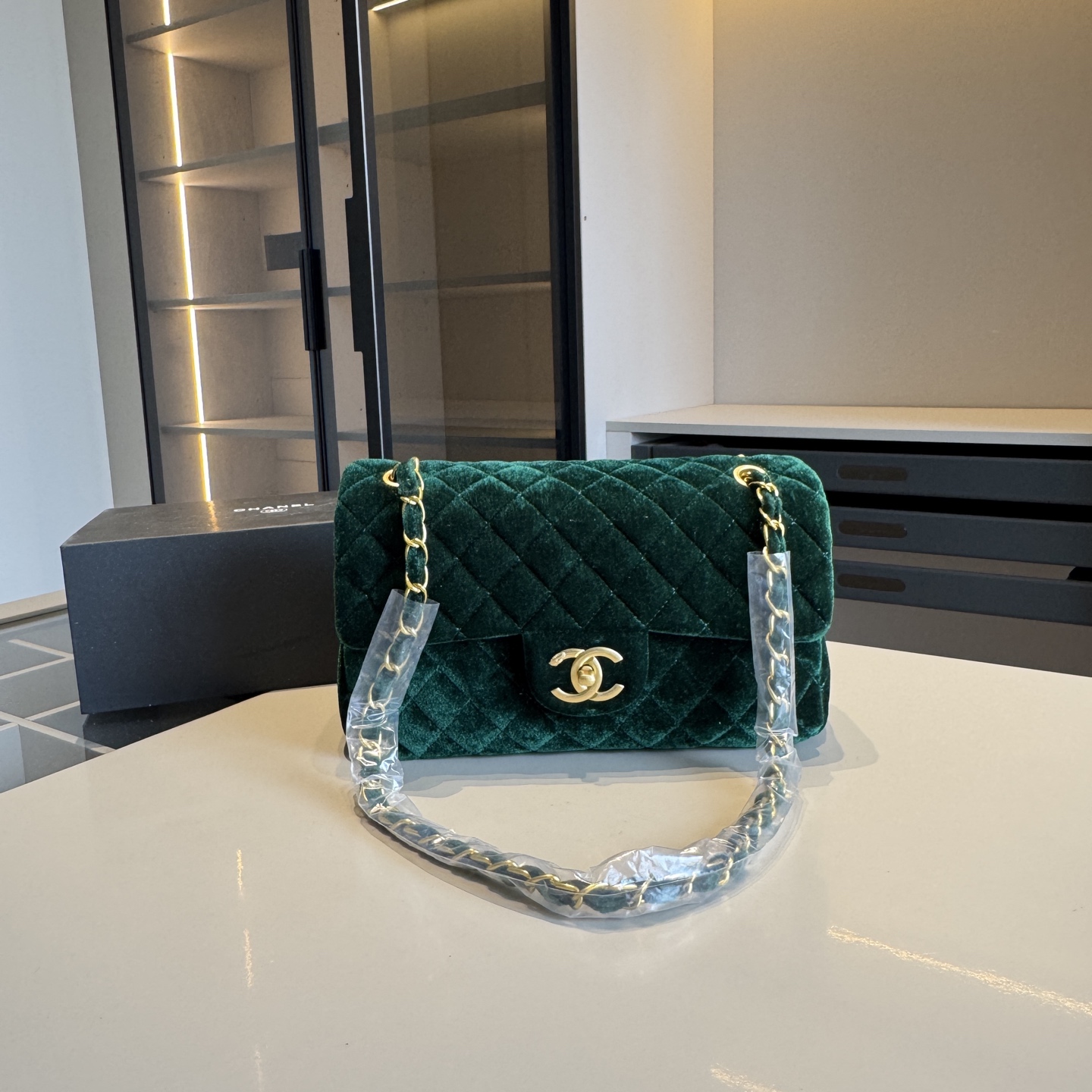 Chanel CF Velvet Bag