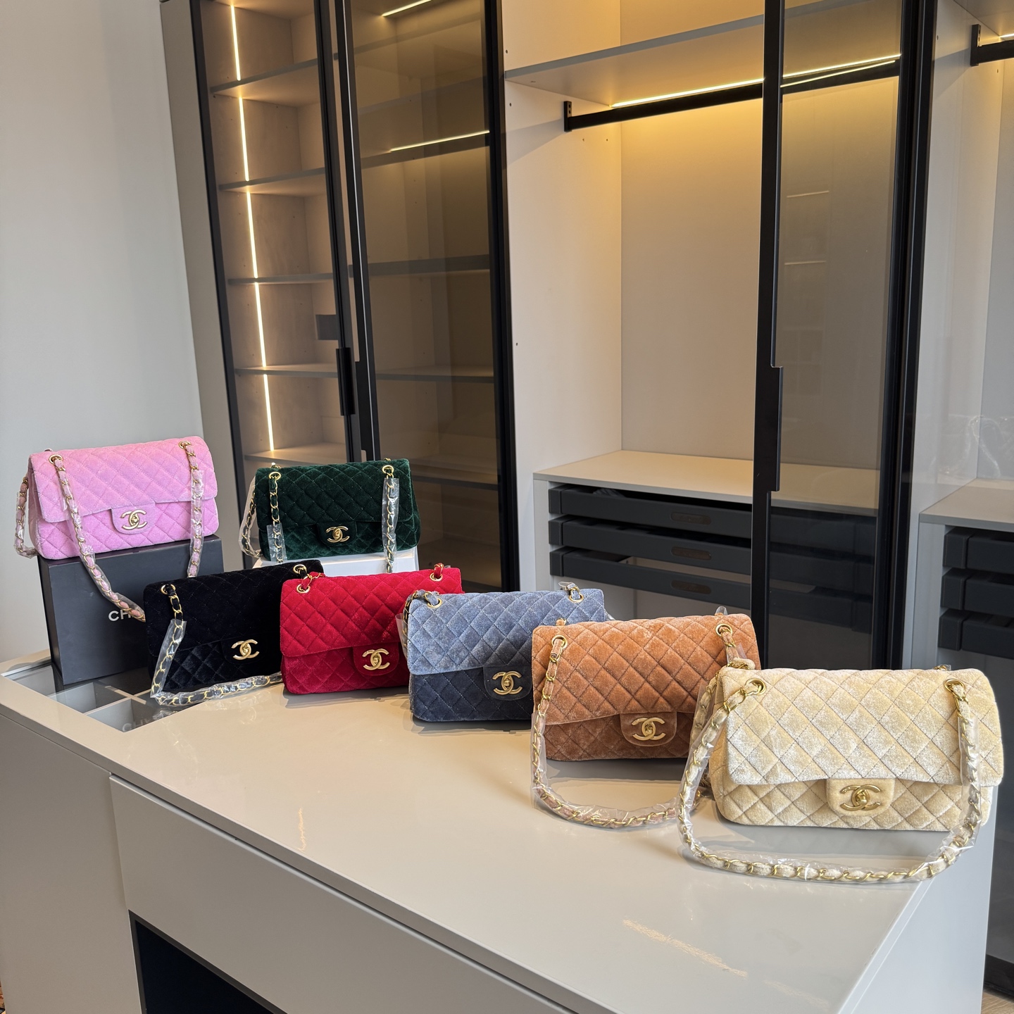 Chanel CF Velvet Bag