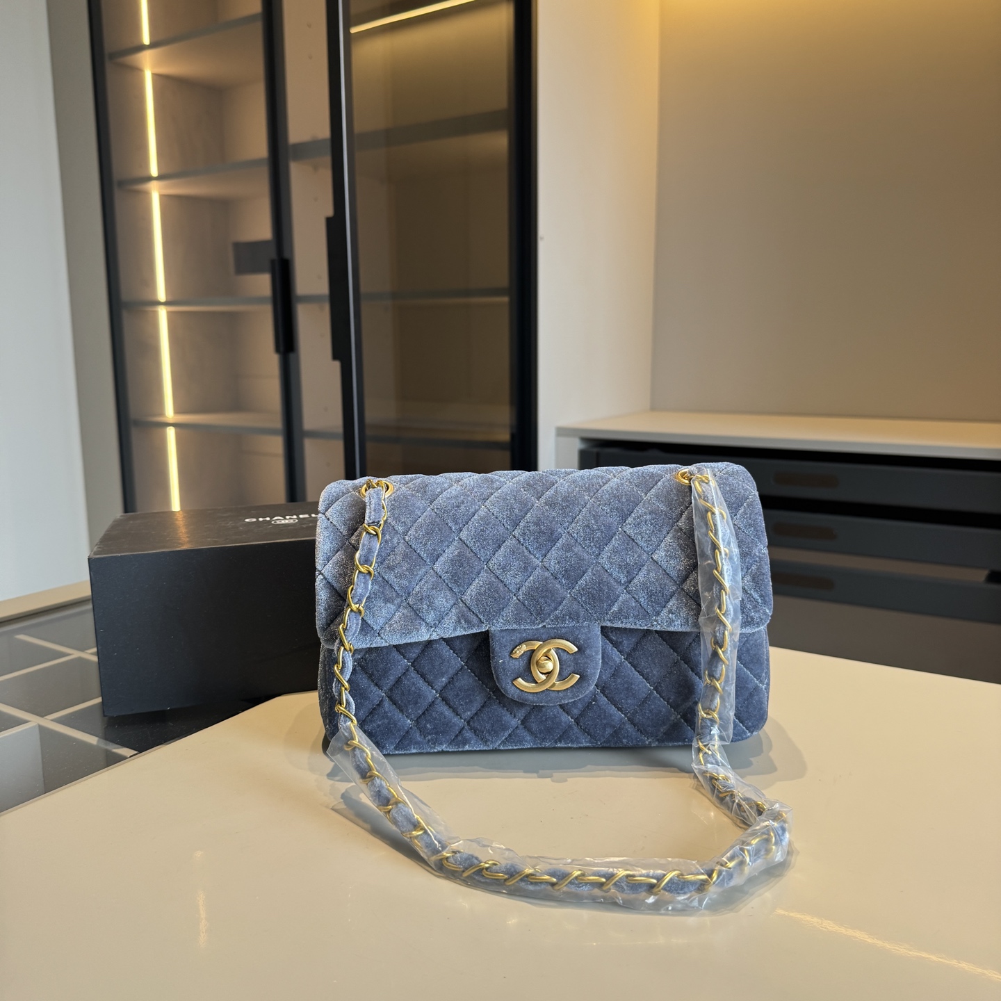 Chanel CF Velvet Bag