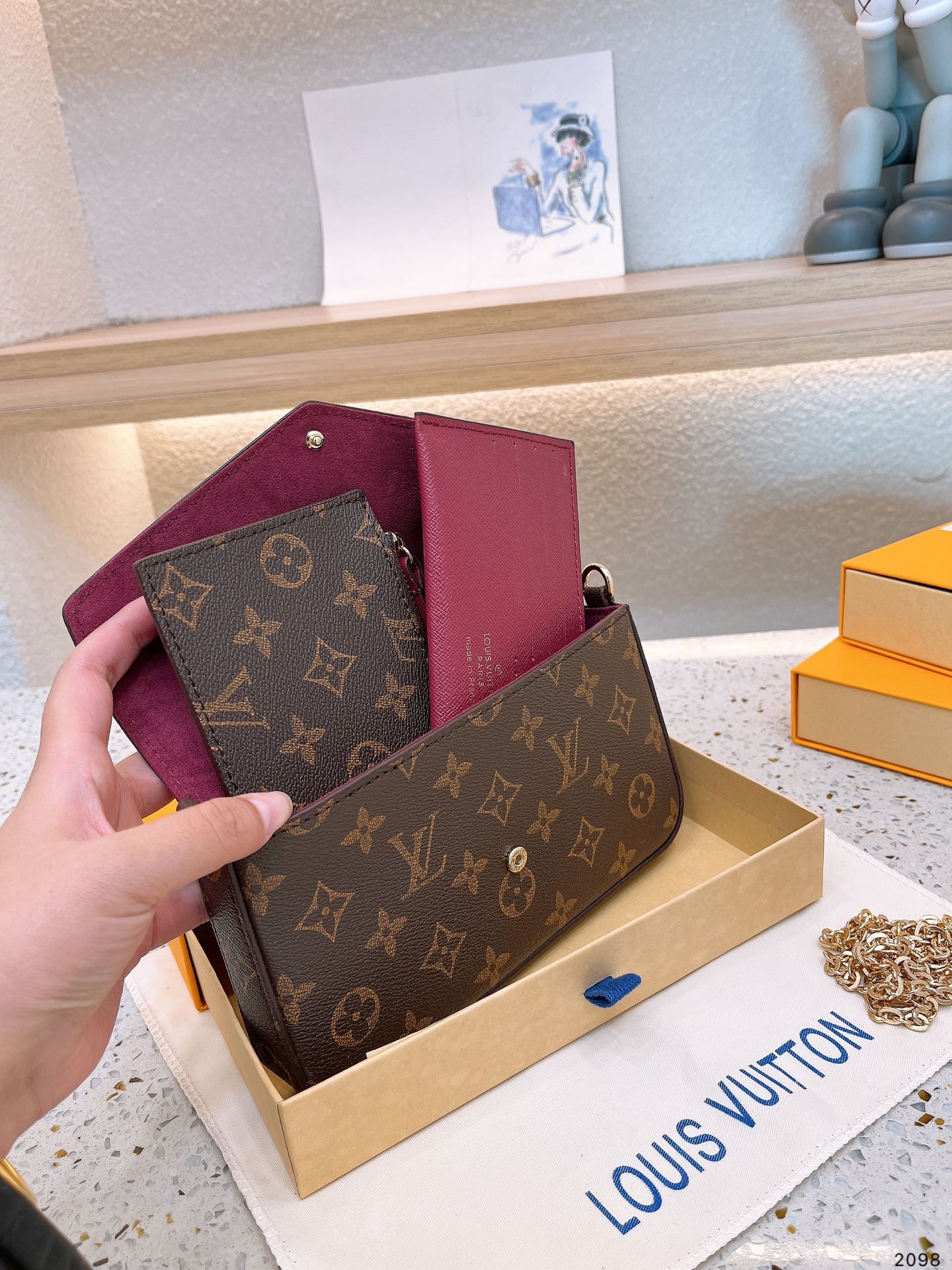 US$100 for 2 products- LV shoulder crossbody bag