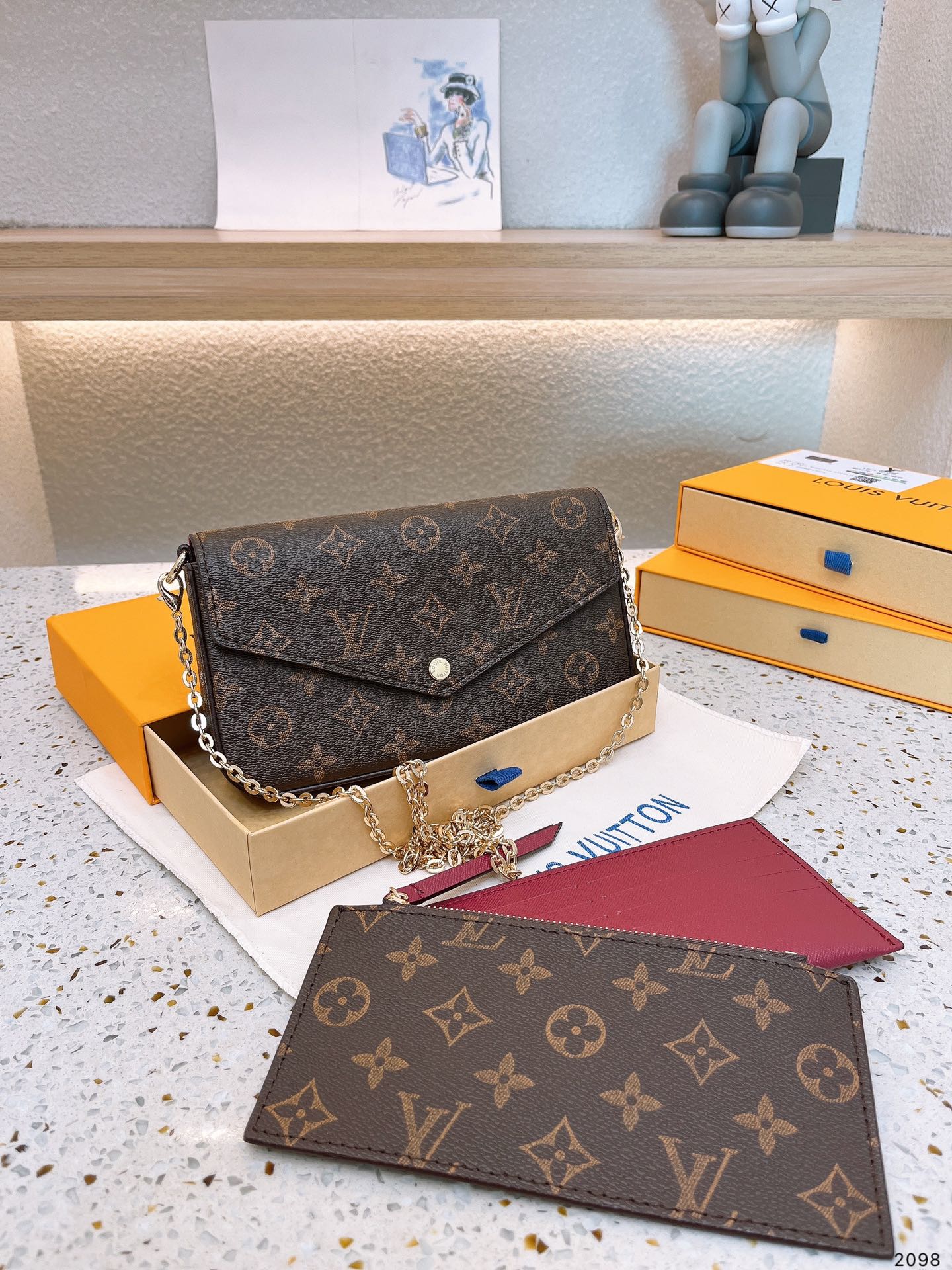 US$100 for 2 products- LV shoulder crossbody bag