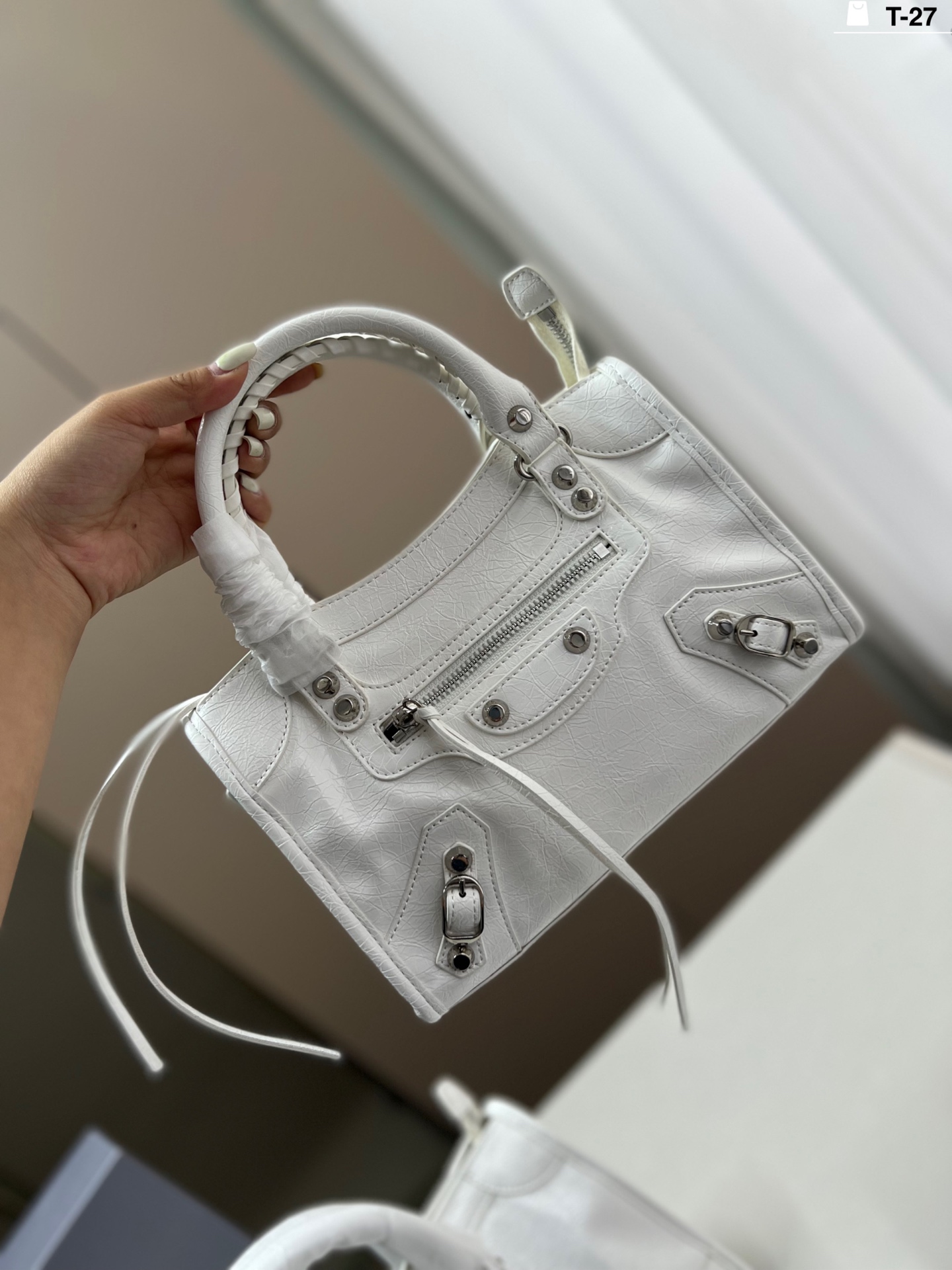Balenciaga Le Cagole Classic Motorcycle Bag