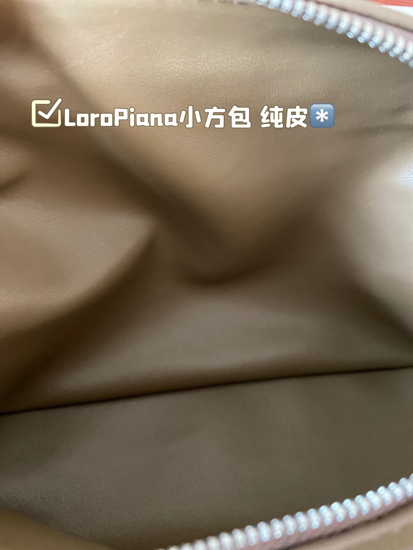 LoroPiana square-shaped bag shoulder bag