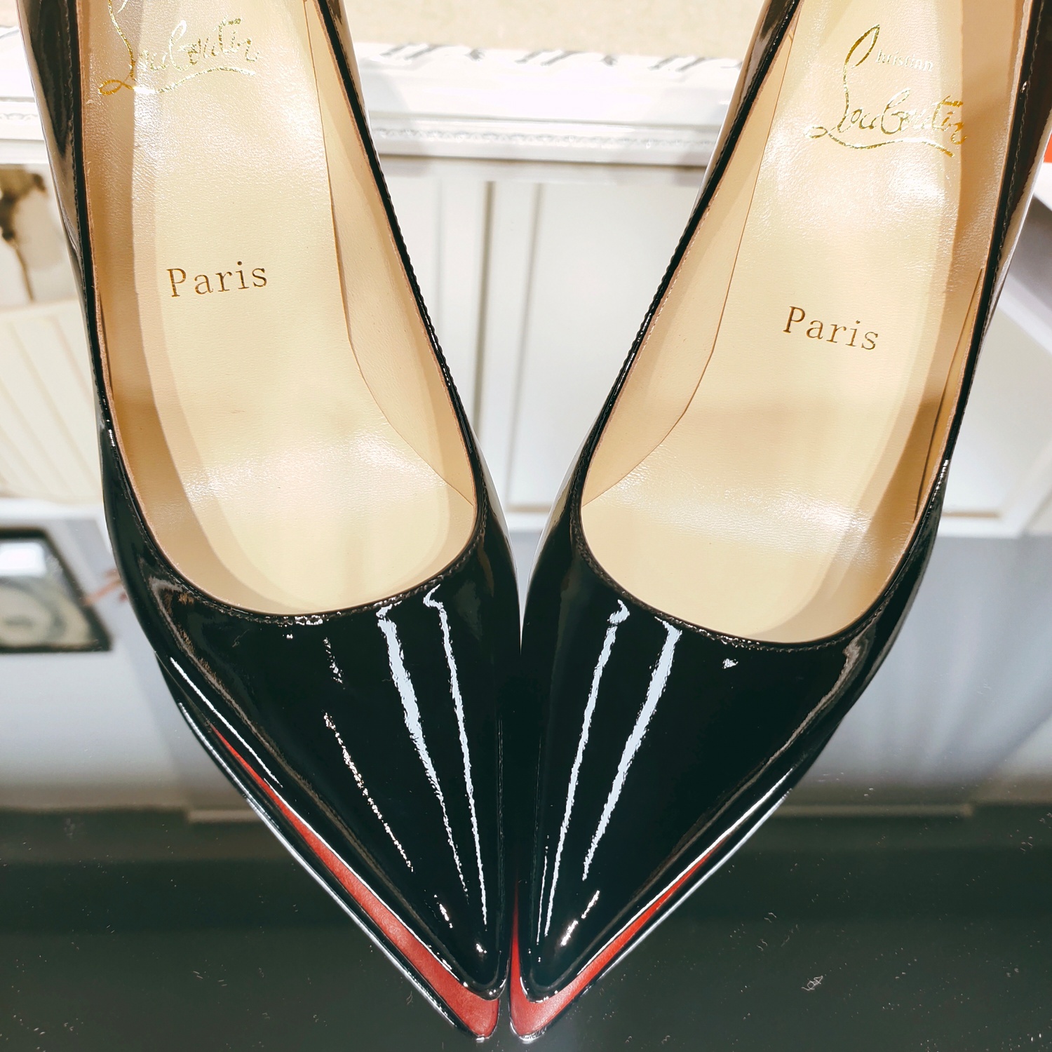 Christian Louboutin red bottom high heels shoes