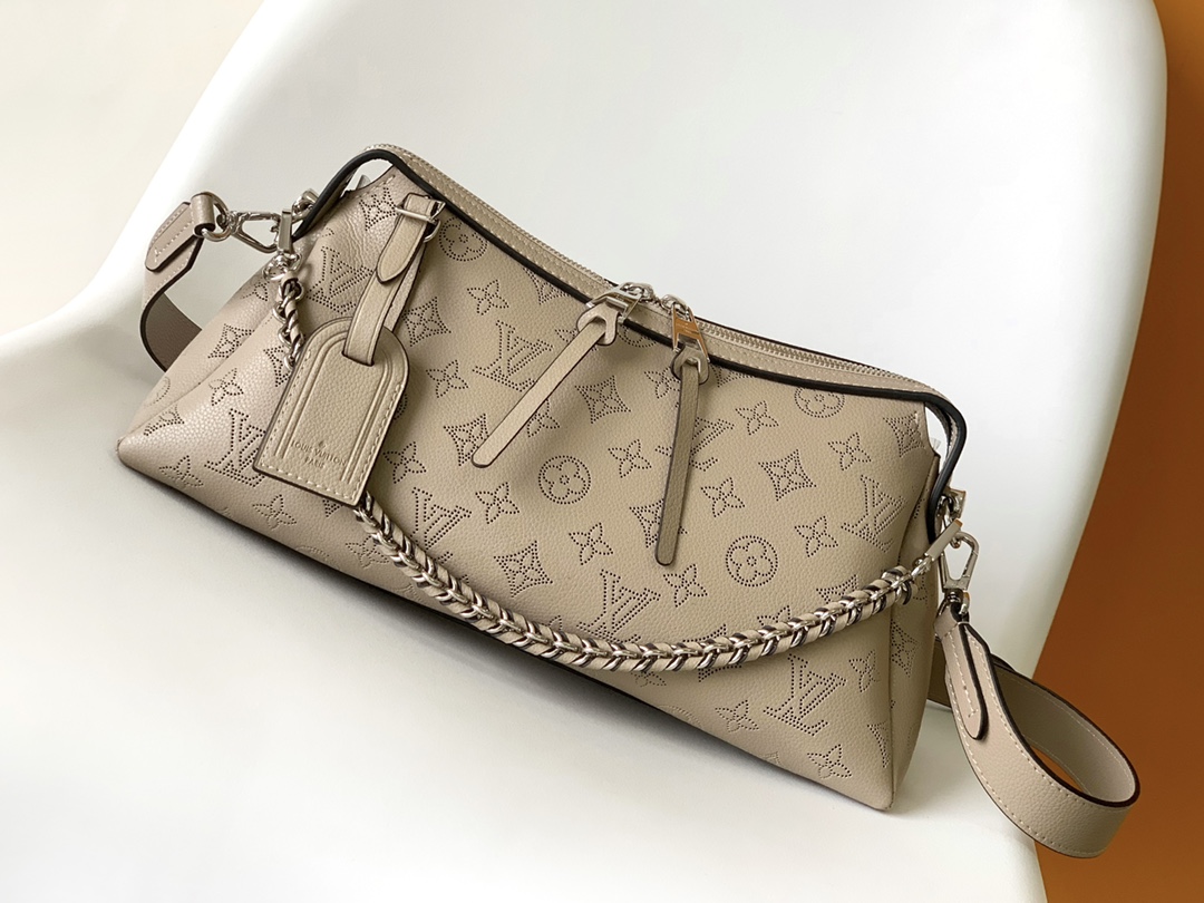 Top version LV Mahina Hand It All shoulder bag