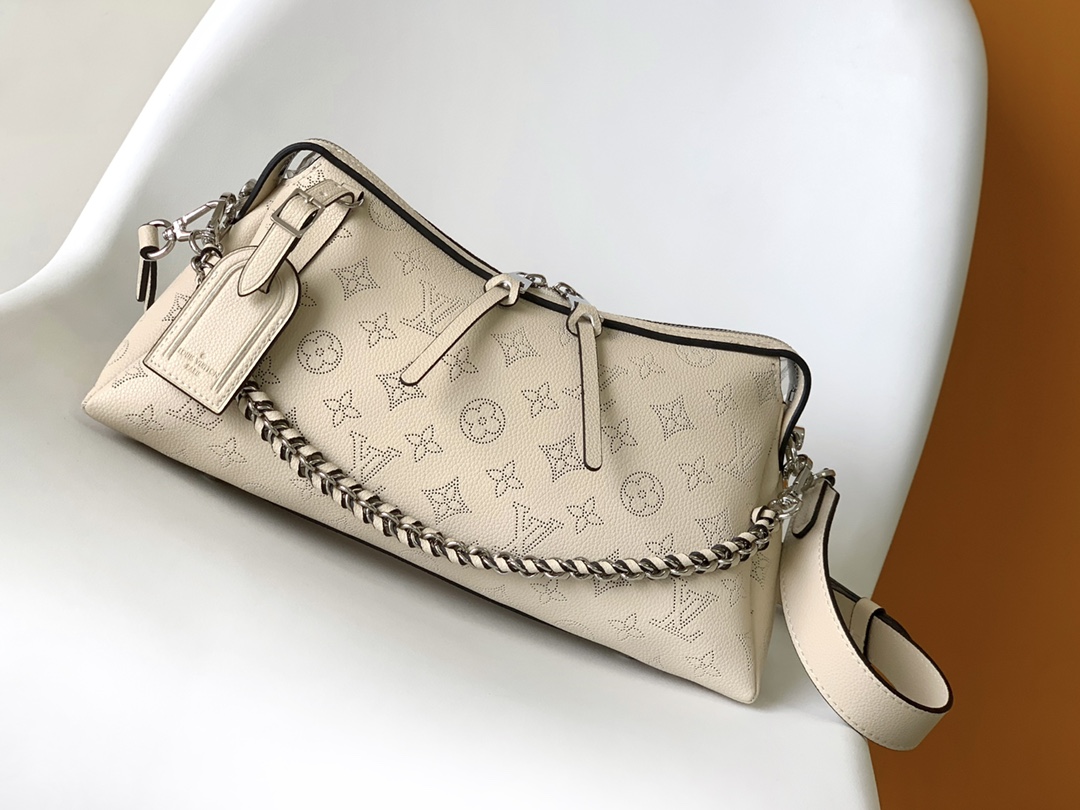 Top version LV Mahina Hand It All shoulder bag