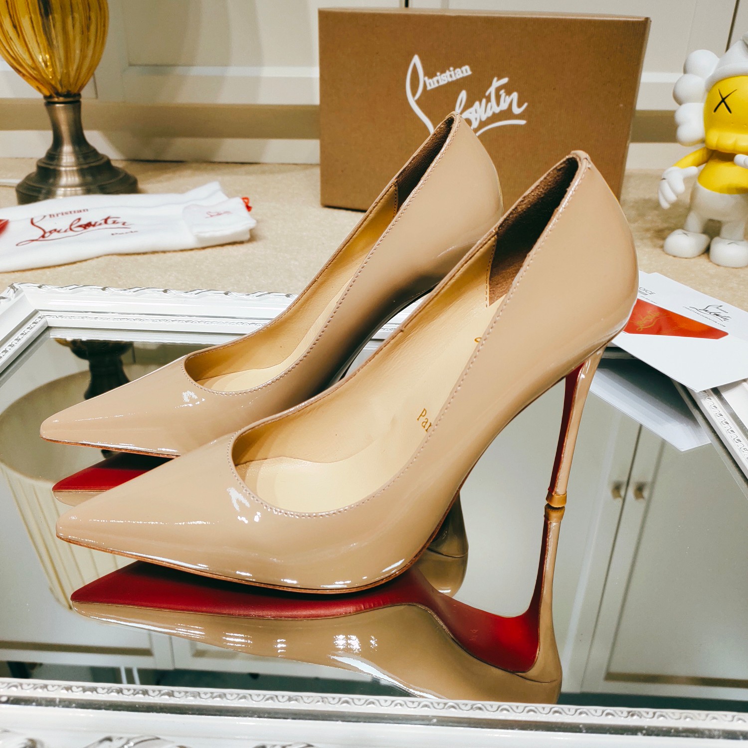 Christian Louboutin red bottom high heels shoes