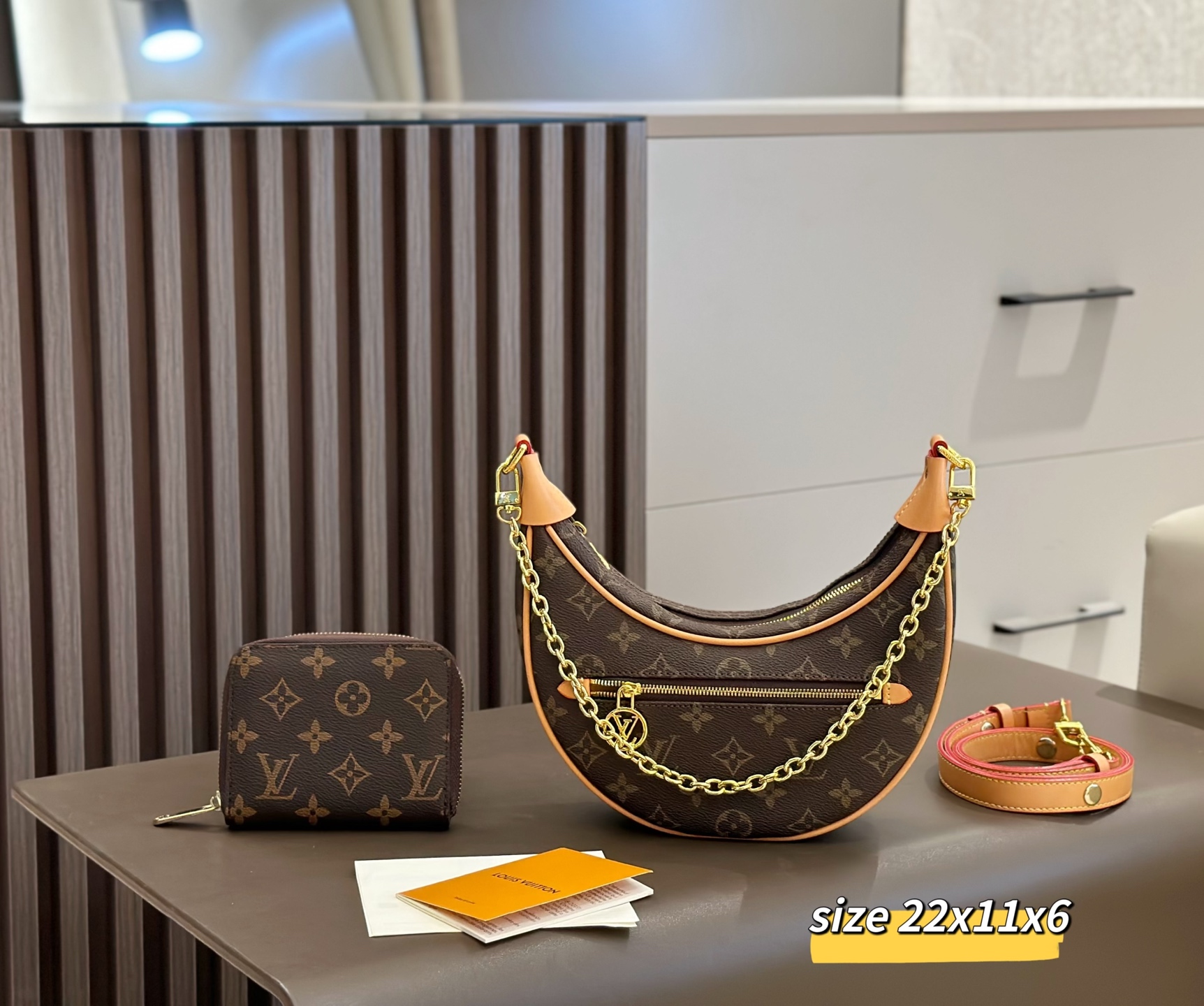 Two-piece set combination bags - LV shoulder crossbody bag