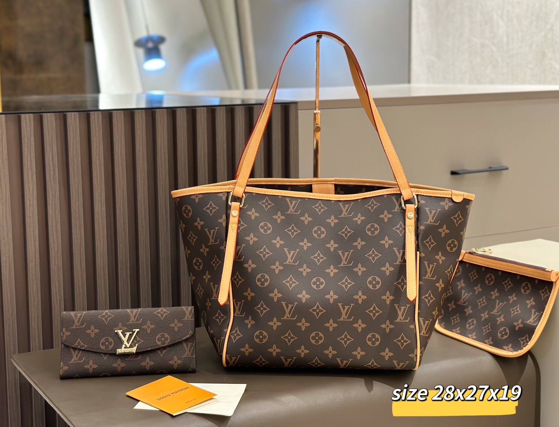 Two-piece set combination bags - LV shoulder crossbody bag