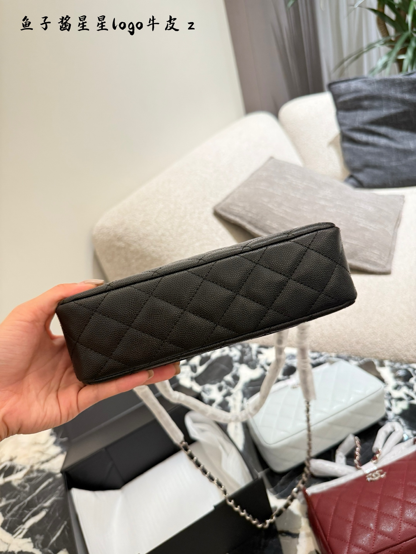 Chanel 25B Star Mahjong Set with Lychee Pattern shoulder bag