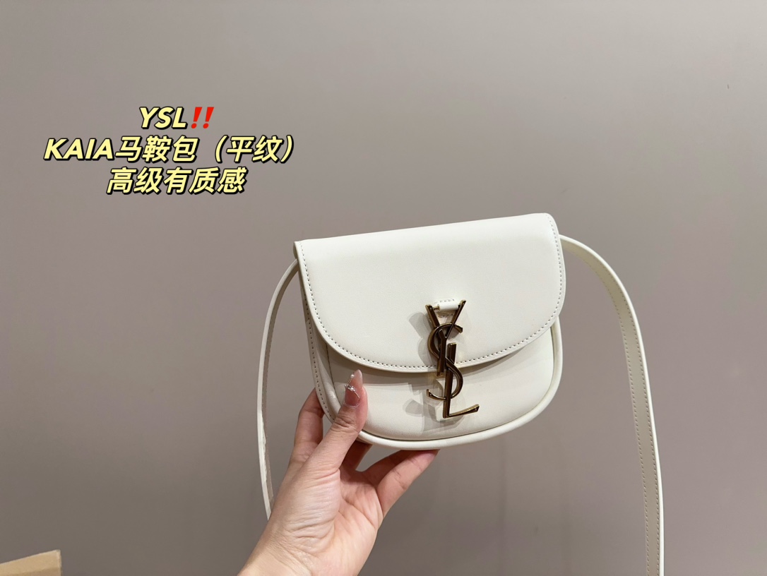 YSL KAIA saddle shoulder bag