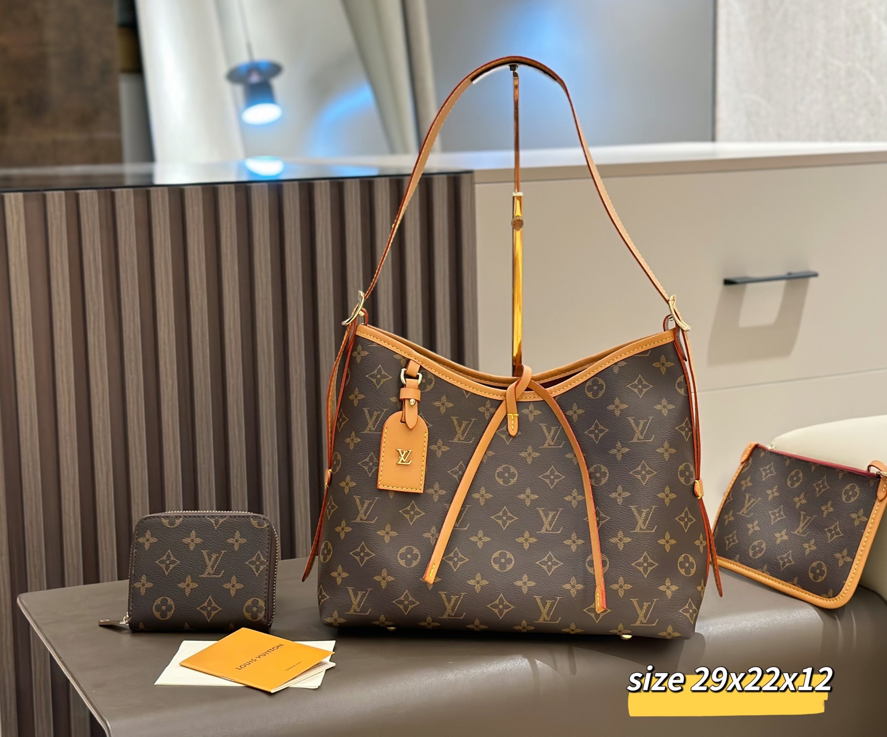 Two-piece set combination bags - LV shoulder crossbody bag