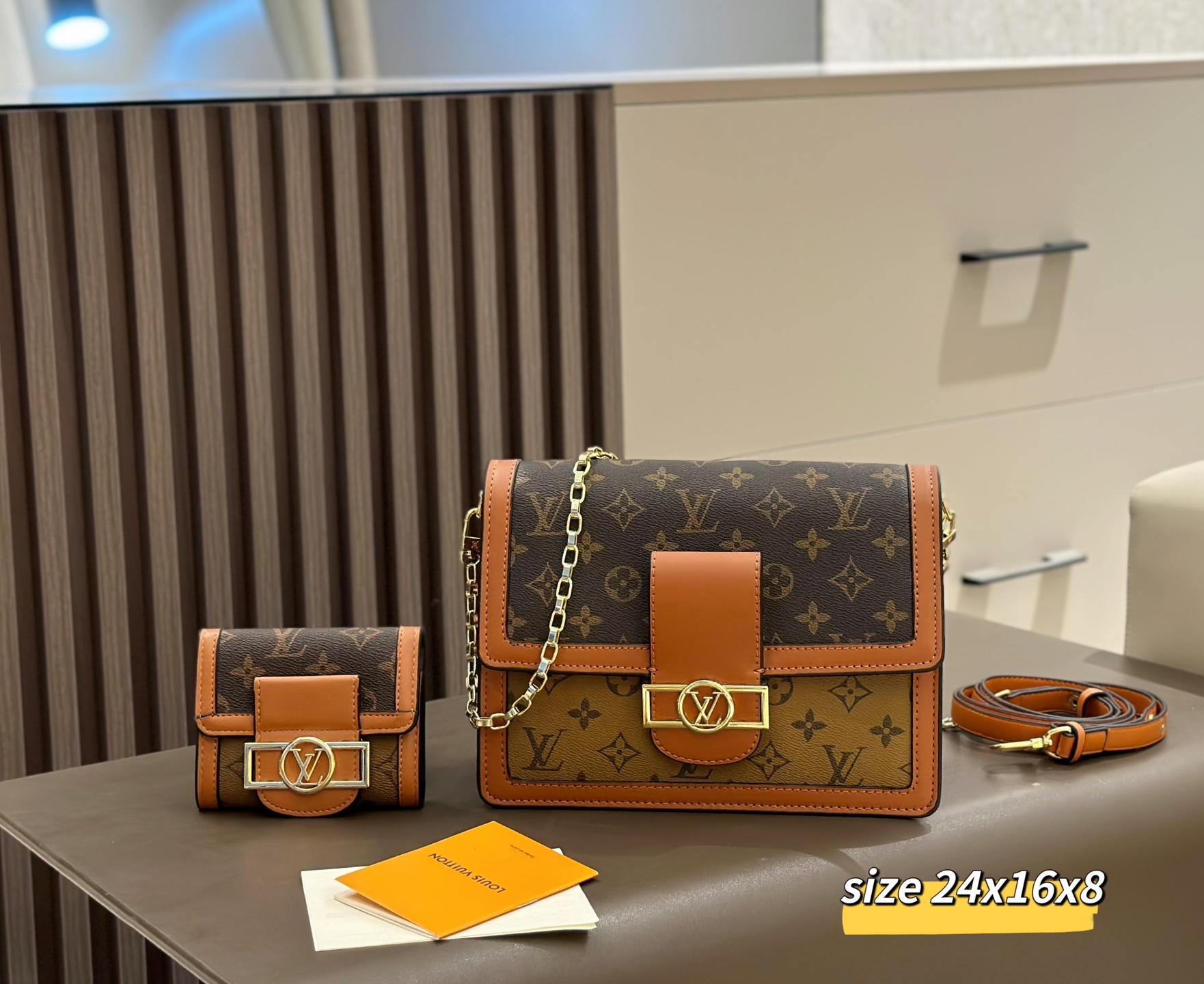 Two-piece set combination bags - LV shoulder crossbody bag