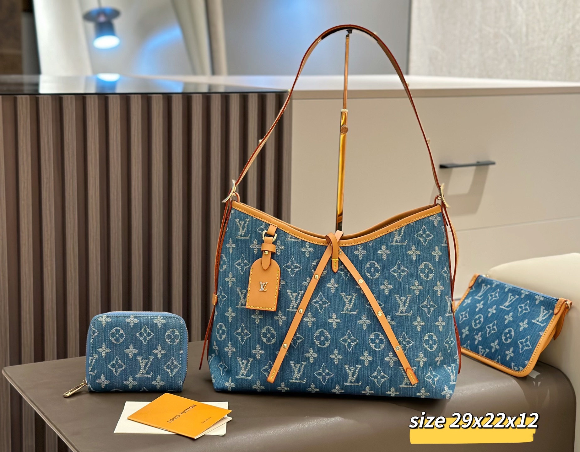 Two-piece set combination bags - LV shoulder crossbody bag