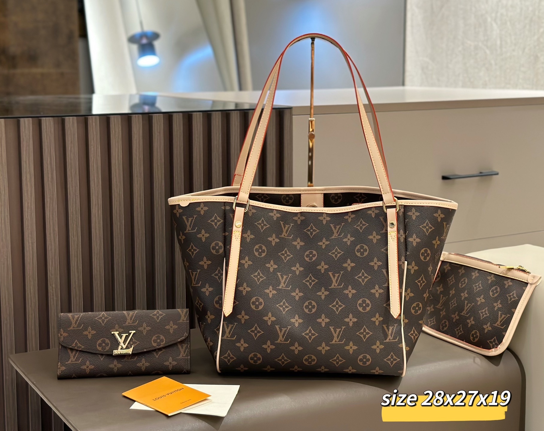 Two-piece set combination bags - LV shoulder crossbody bag
