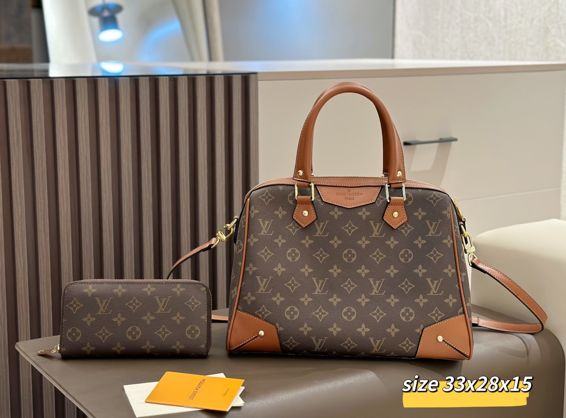 Two-piece set combination bags - LV shoulder crossbody bag