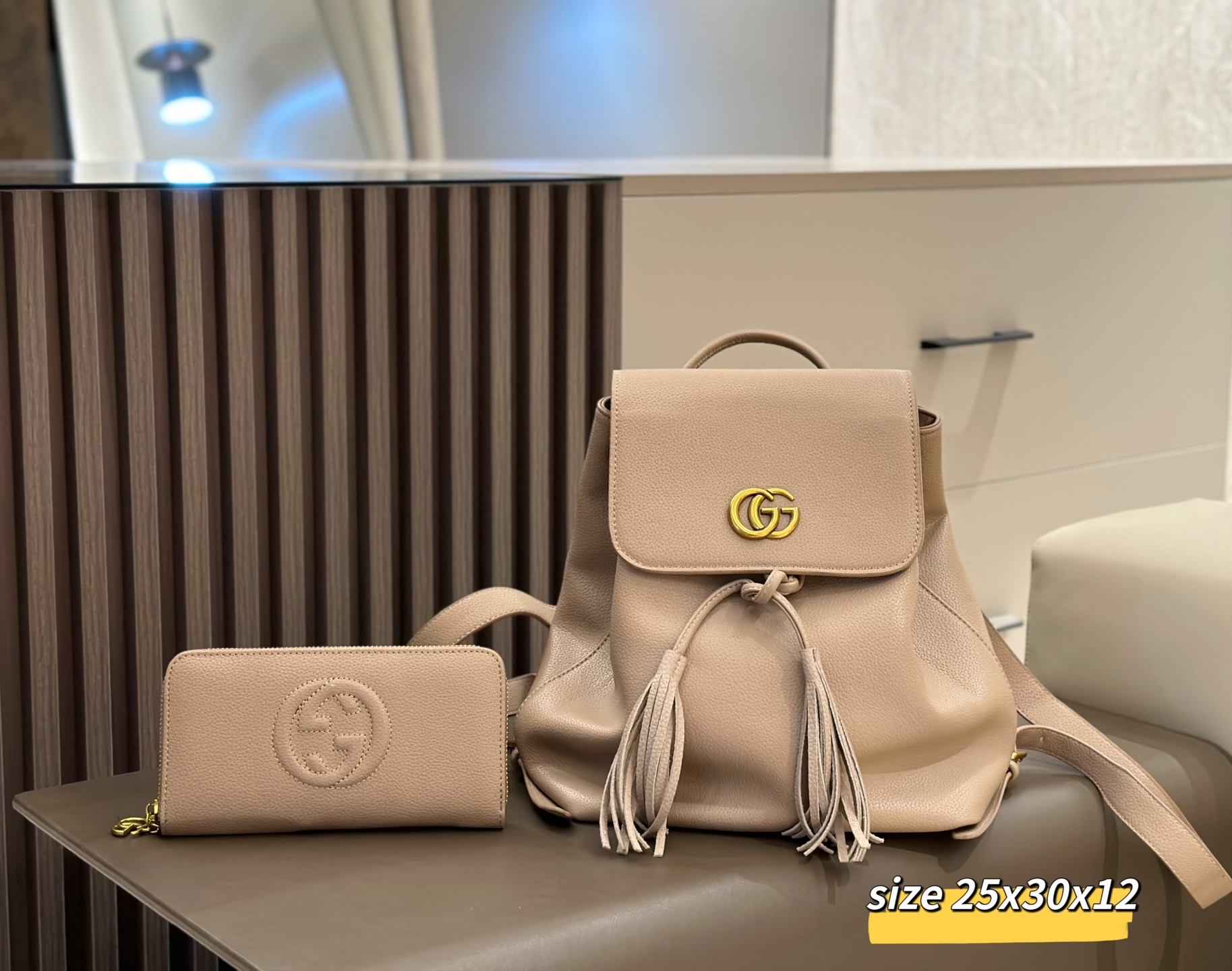 Two-piece set combination bags - Gucci shoulder crossbody bag backpack handbag