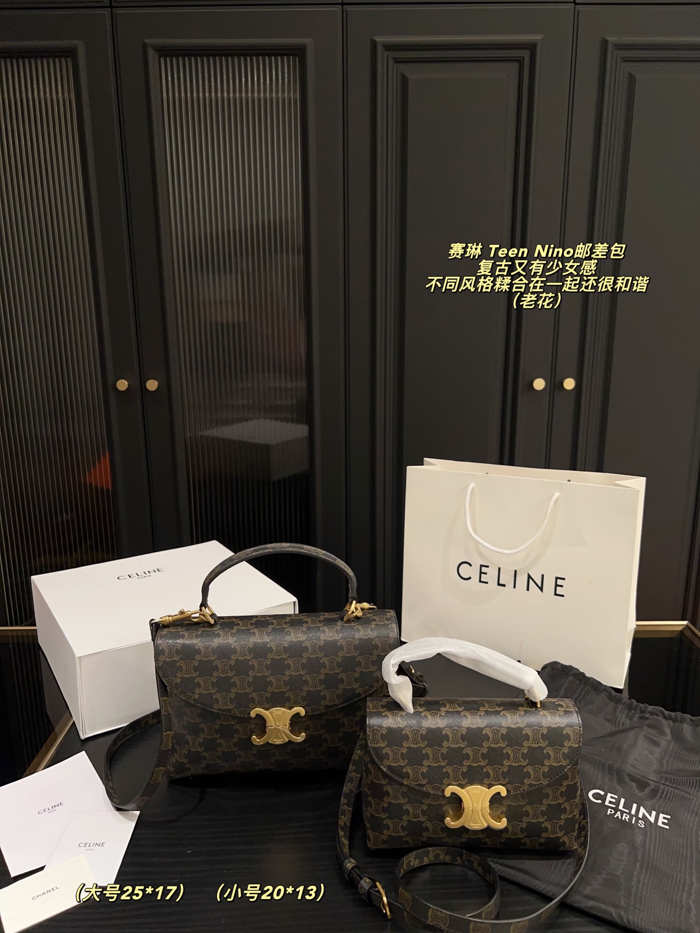 Celine Teen Nino shoulder crossbody bag