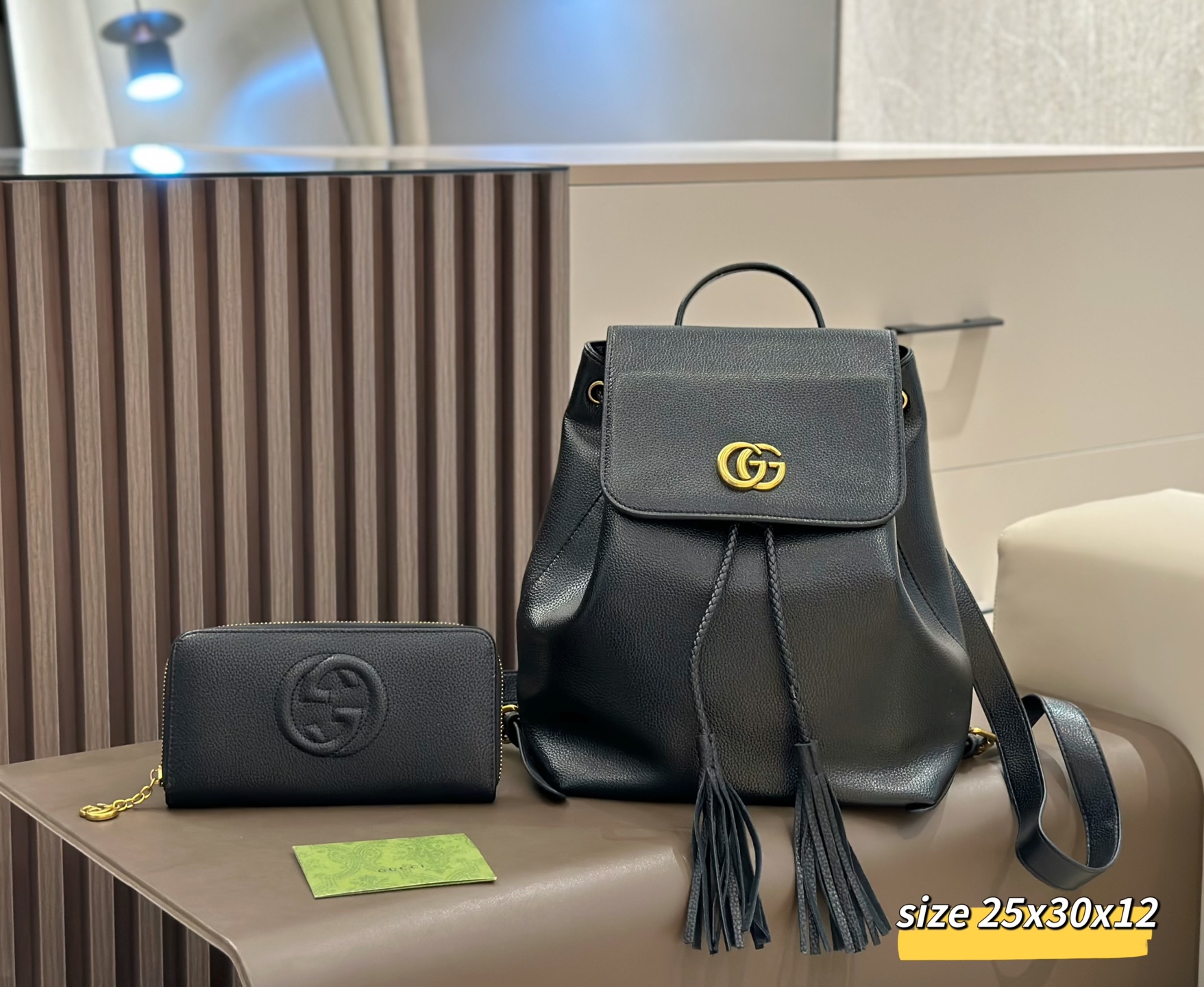 Two-piece set combination bags - Gucci shoulder crossbody bag backpack handbag