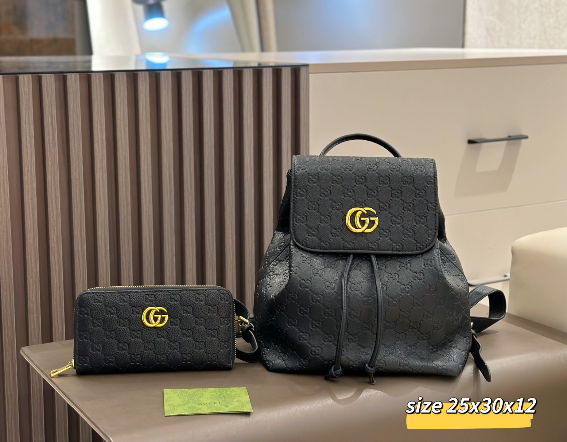 Two-piece set combination bags - Gucci shoulder crossbody bag backpack handbag