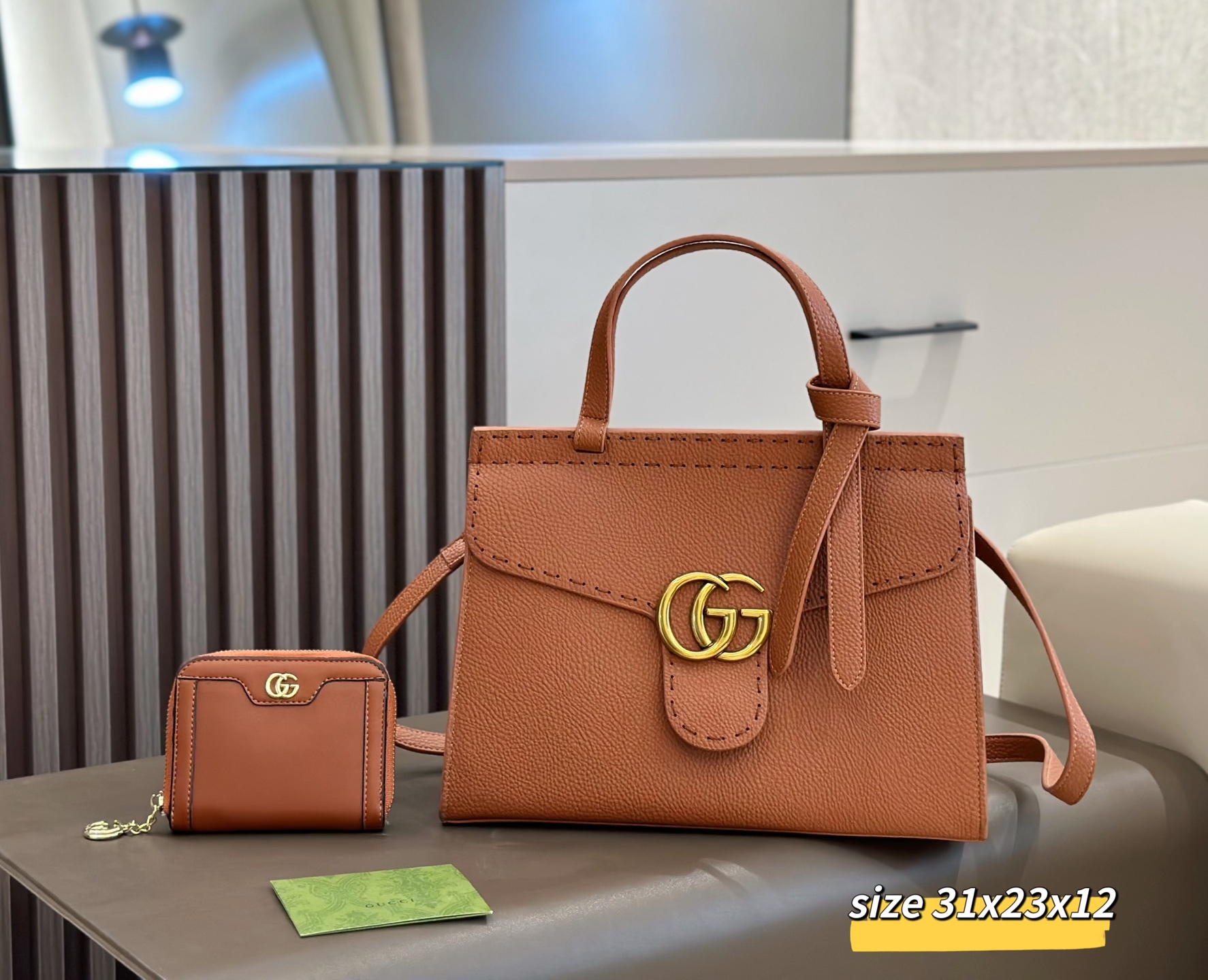 Two-piece set combination bags - Gucci shoulder crossbody bag backpack handbag