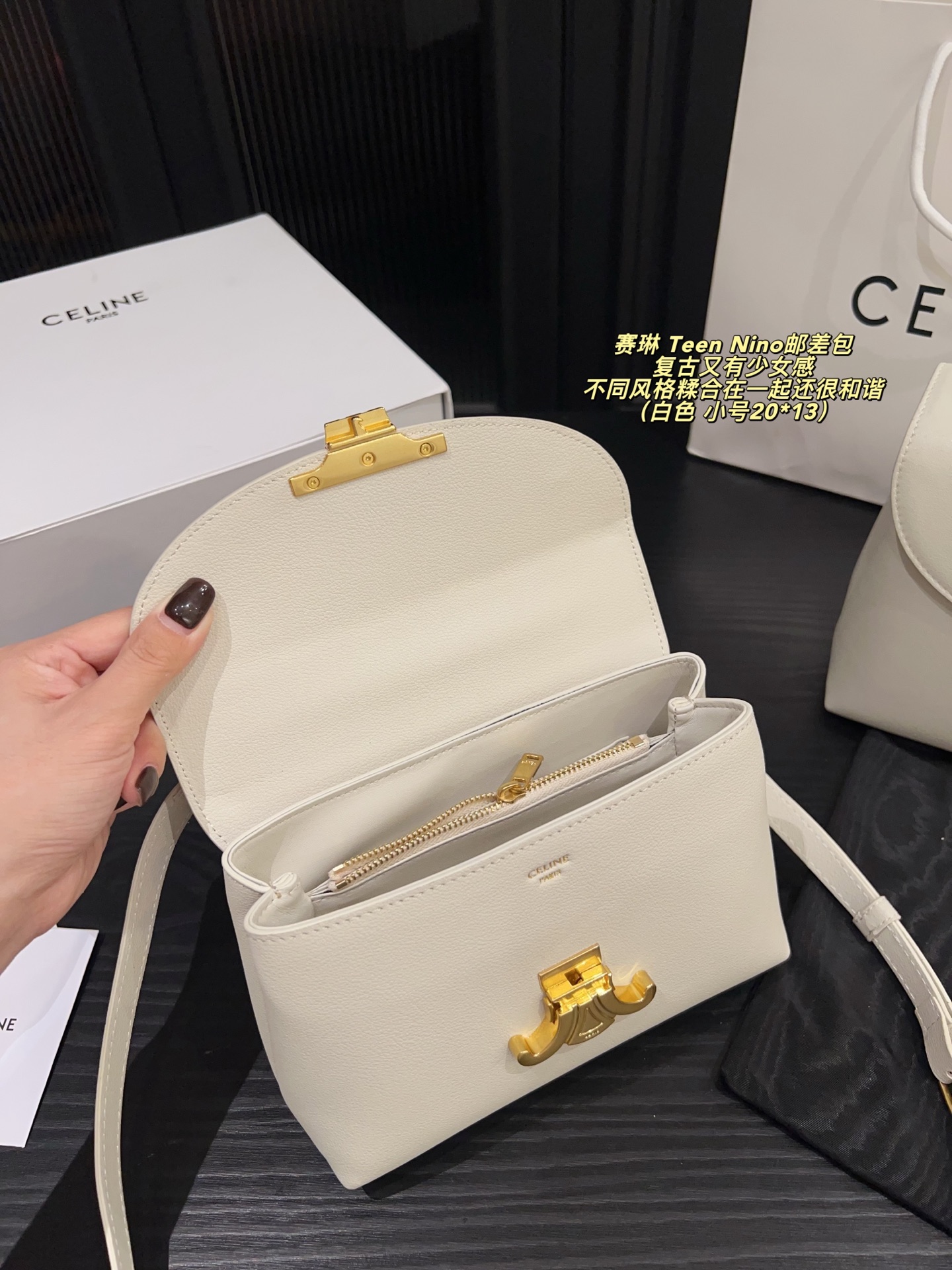 Celine Teen Nino shoulder crossbody bag