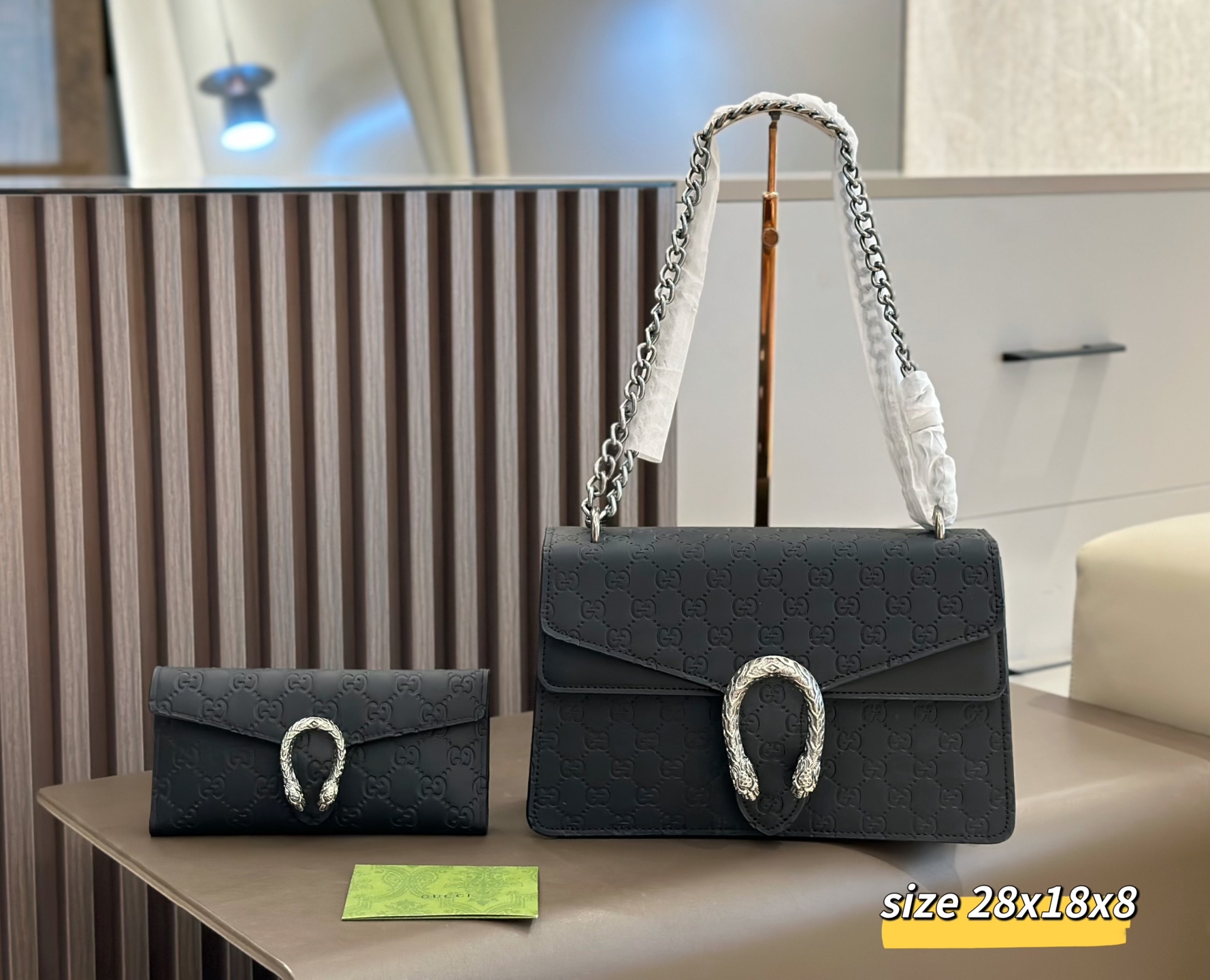 Two-piece set combination bags - Gucci shoulder crossbody bag backpack handbag