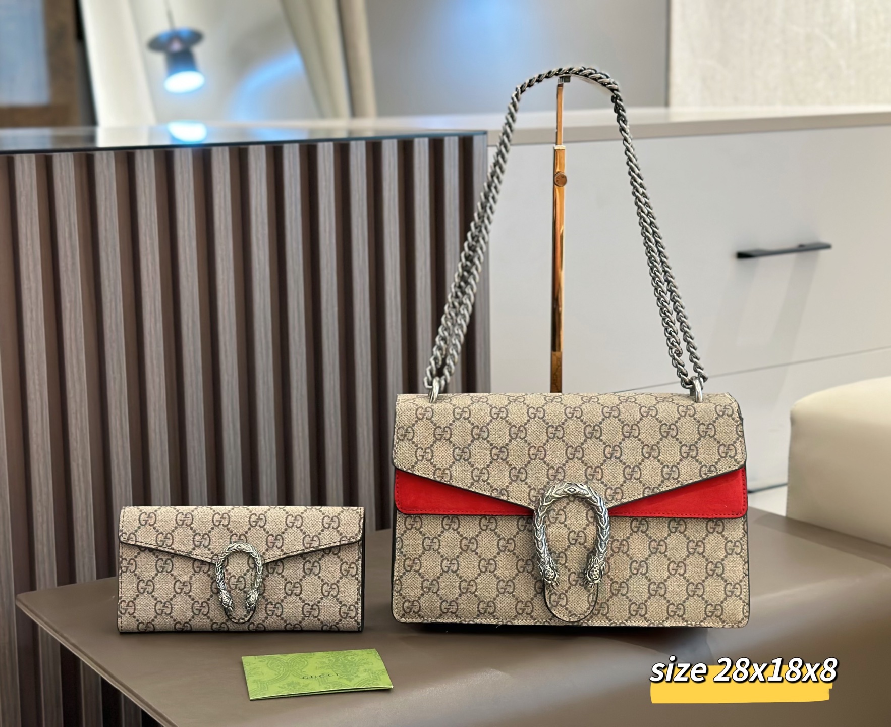 Two-piece set combination bags - Gucci shoulder crossbody bag backpack handbag