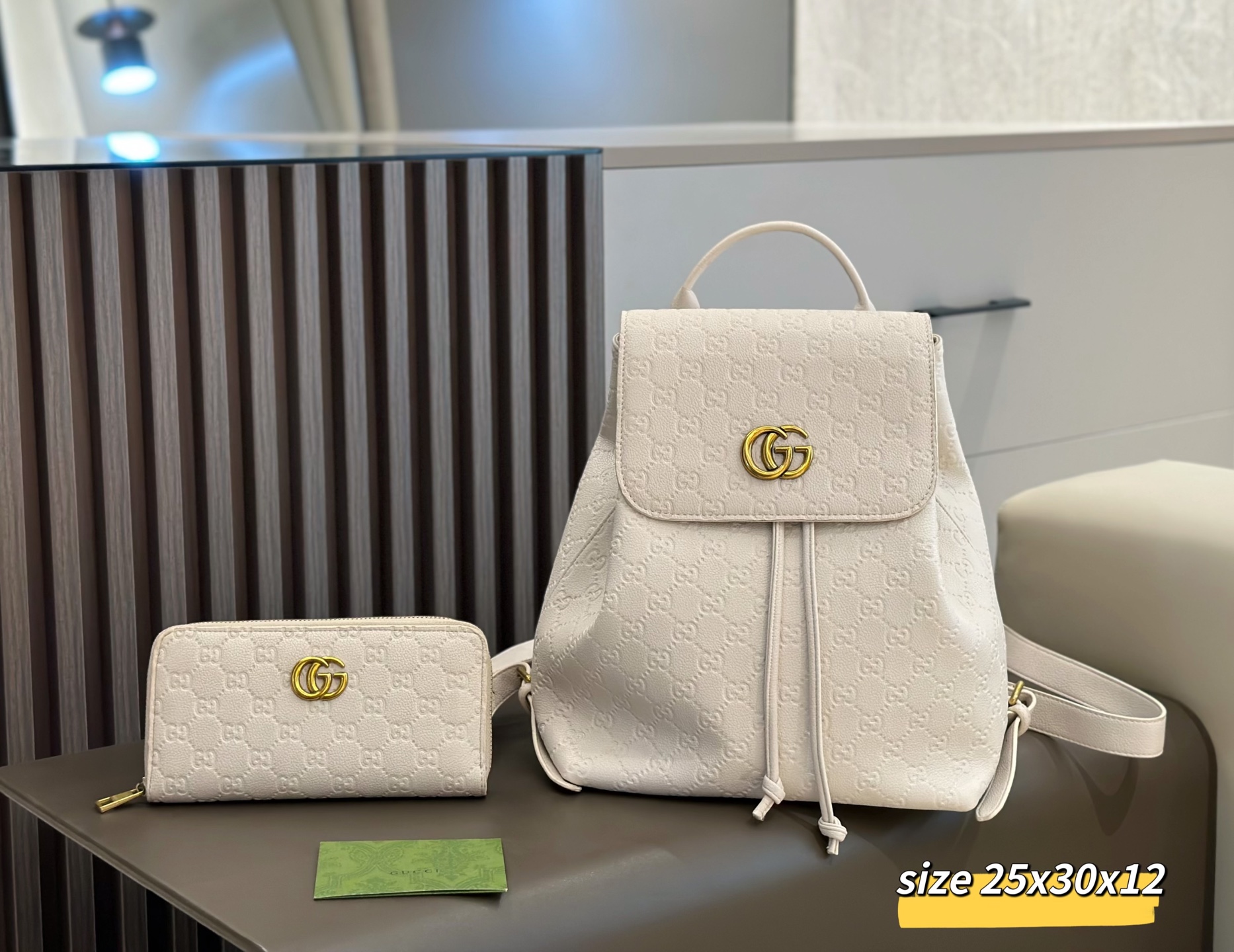 Two-piece set combination bags - Gucci shoulder crossbody bag backpack handbag