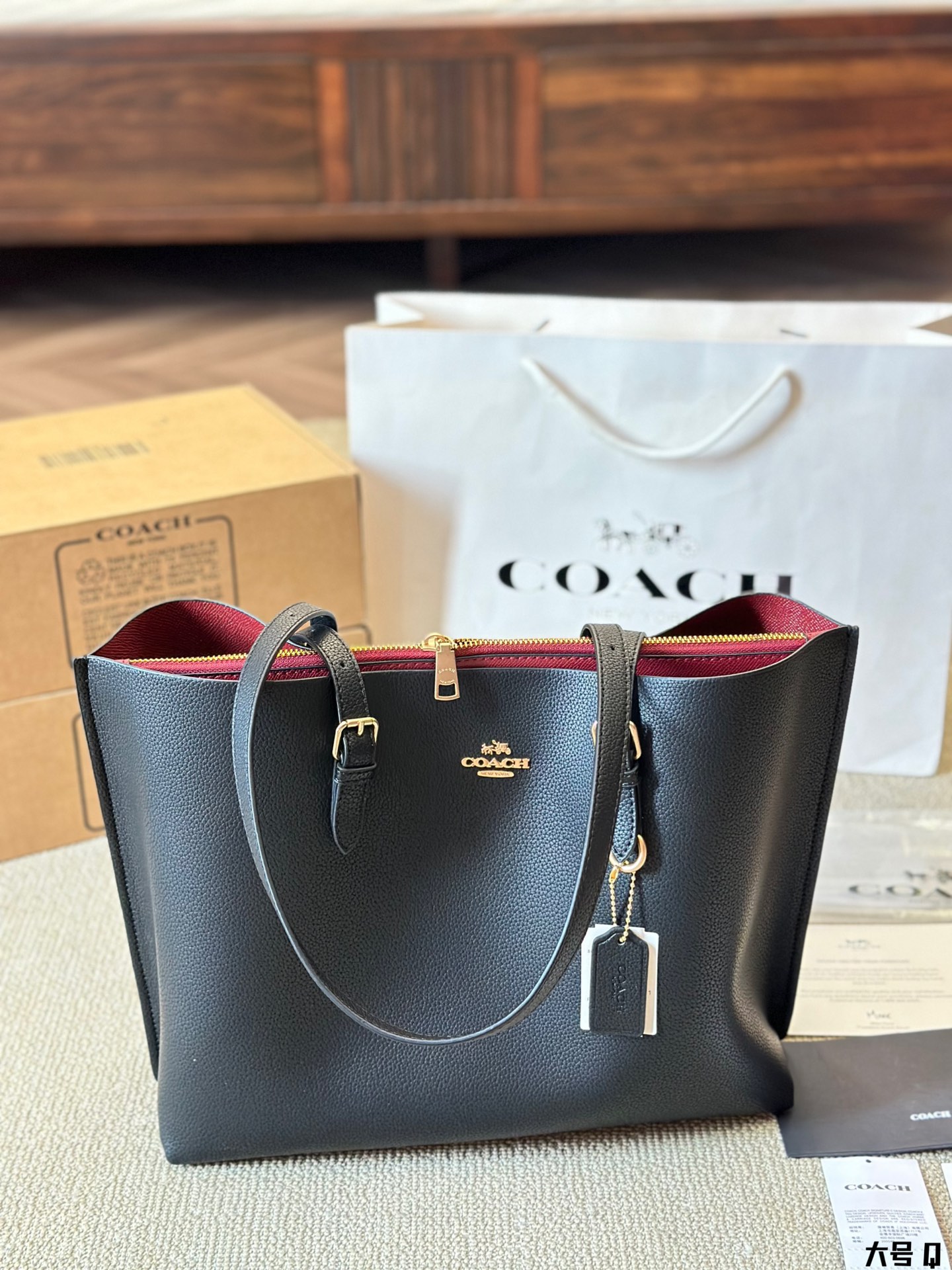 Coach mollie35 tote handbag